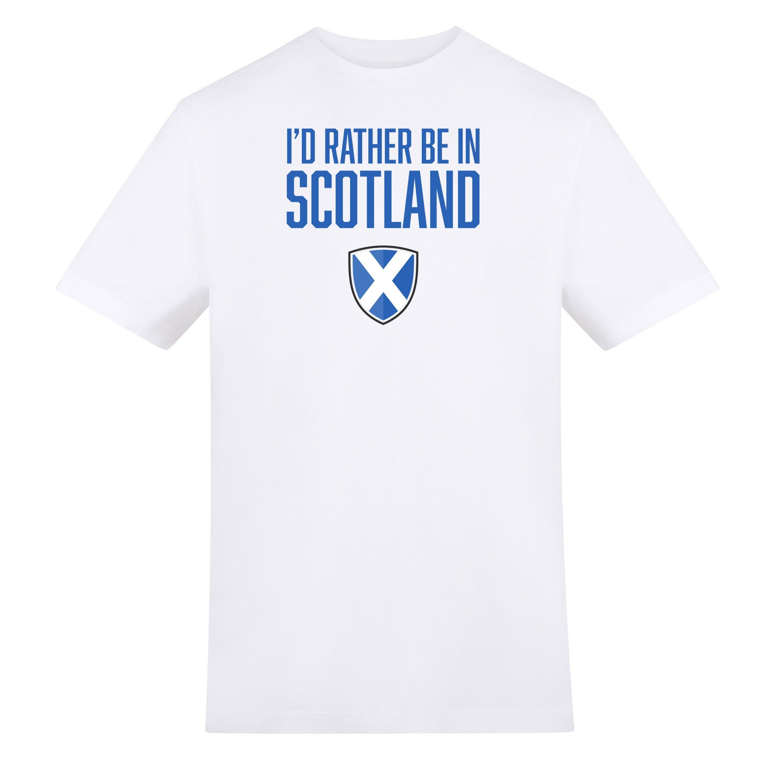 Adults Printed Scotland Fan Tee