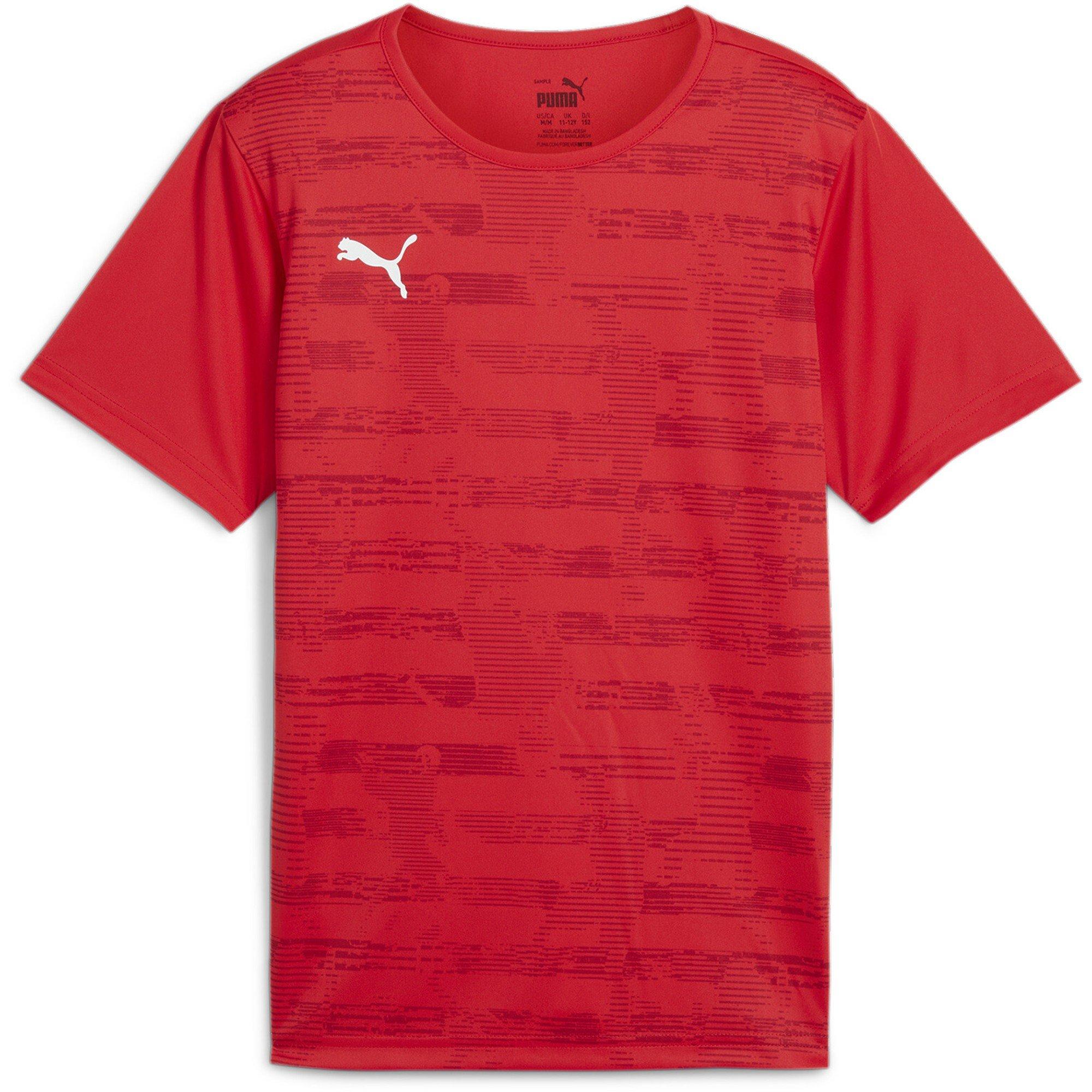 Puma Red - Puma - Puma Individualrise Graphic Jersey Jr T-Shirt Unisex Kids - 1