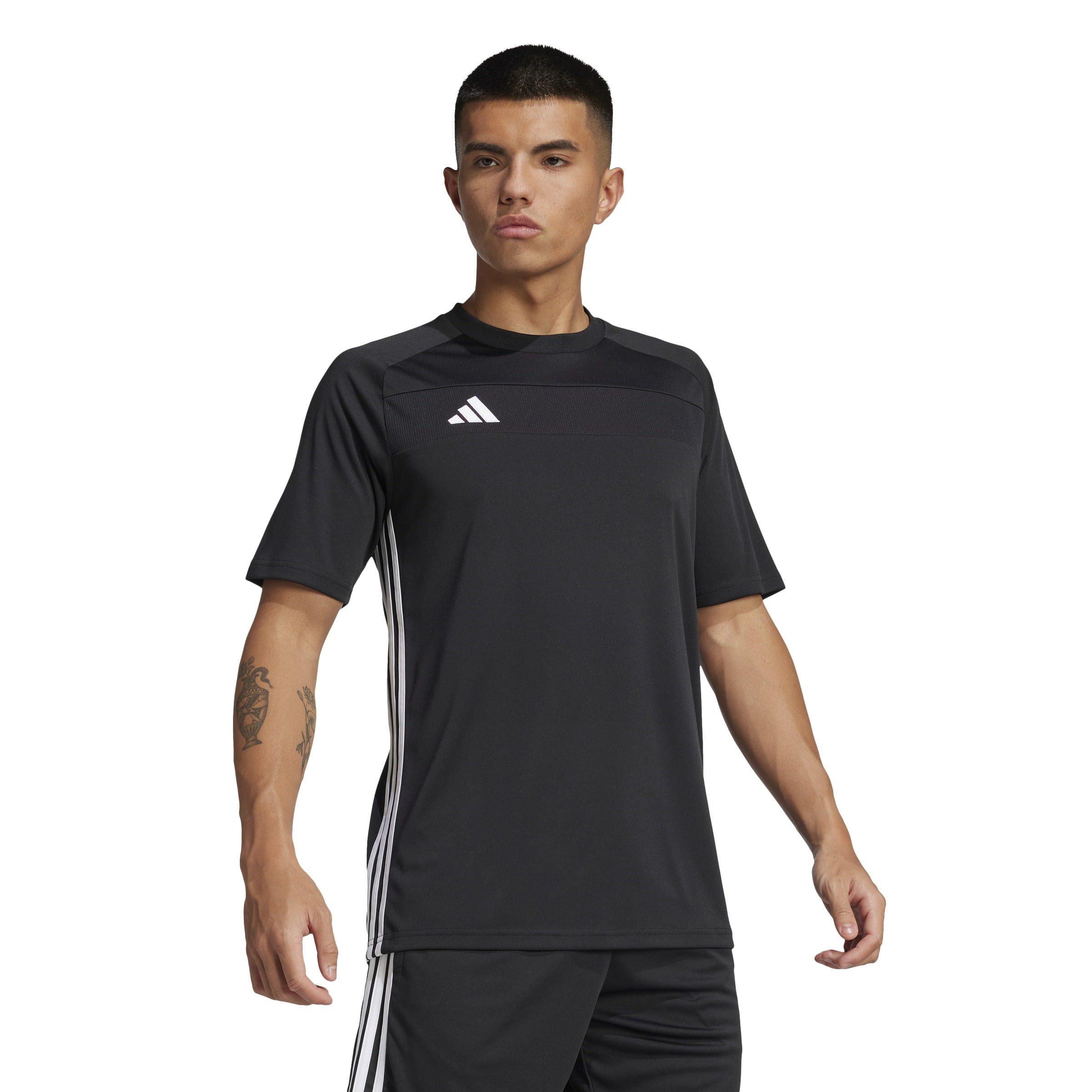 Sort/Hvid - adidas - Tiro 25 Essentials Jersey Mens - 5