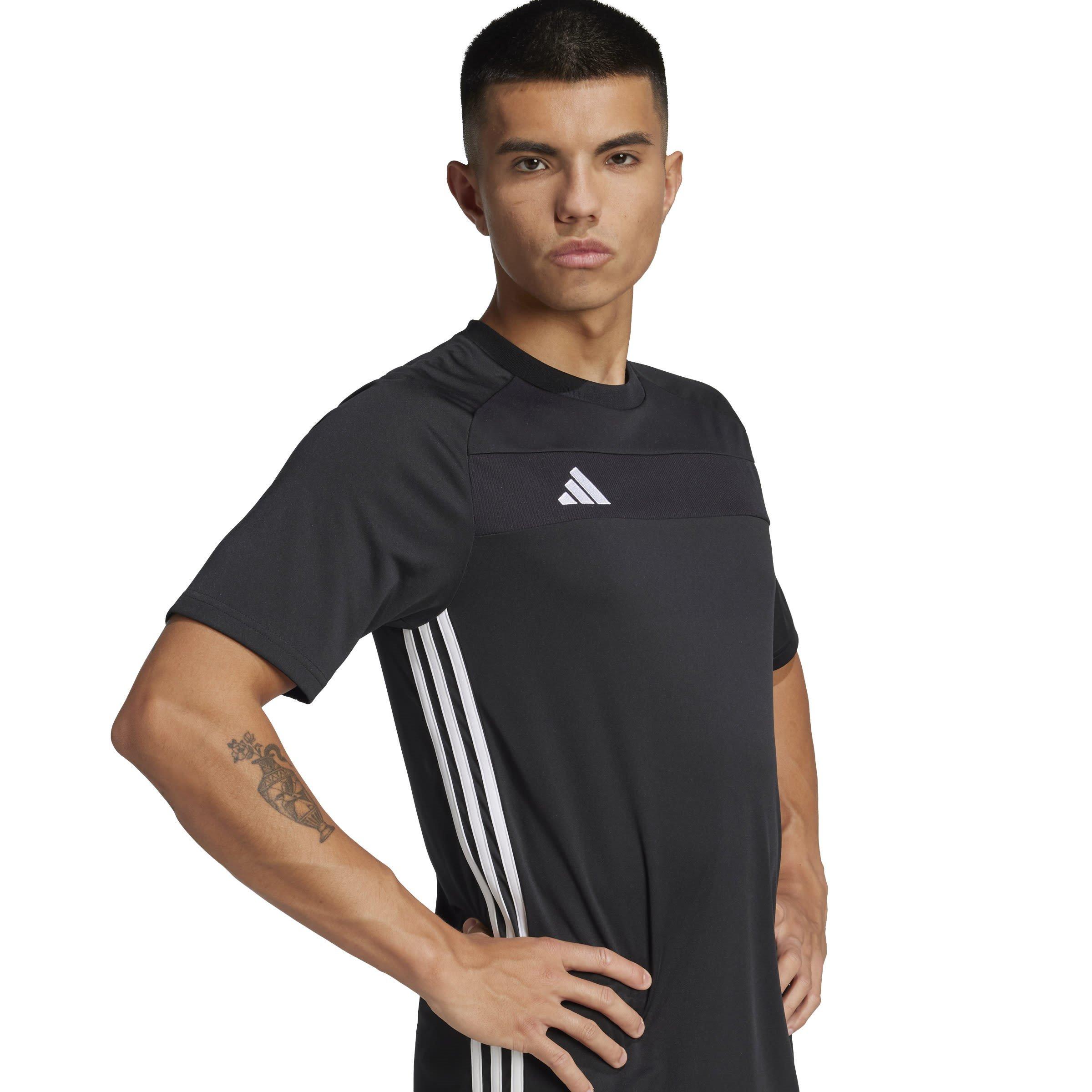 Sort/Hvid - adidas - Tiro 25 Essentials Jersey Mens - 8