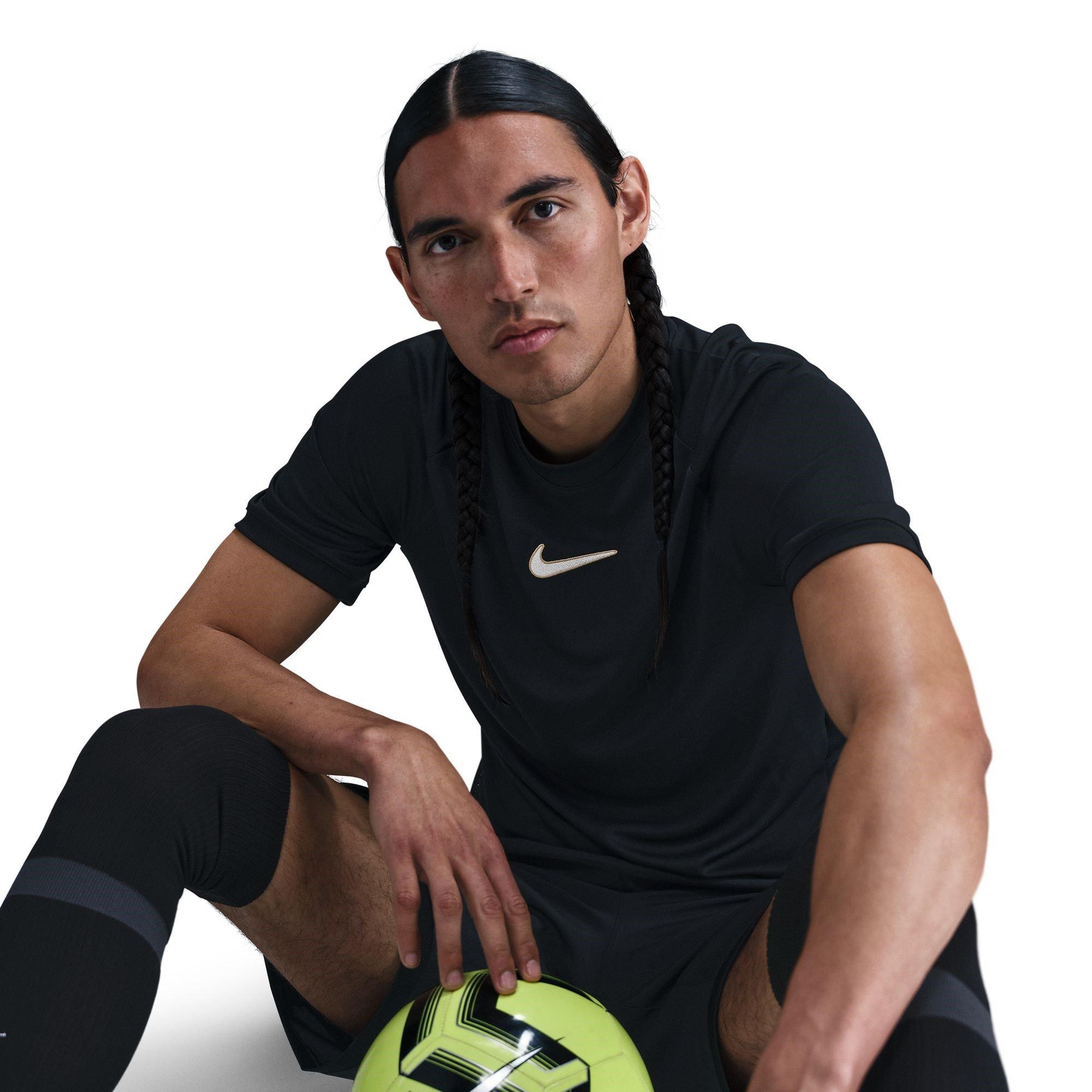 Sort/Hvid - Nike - Acad+ Tee Sn52 - 5