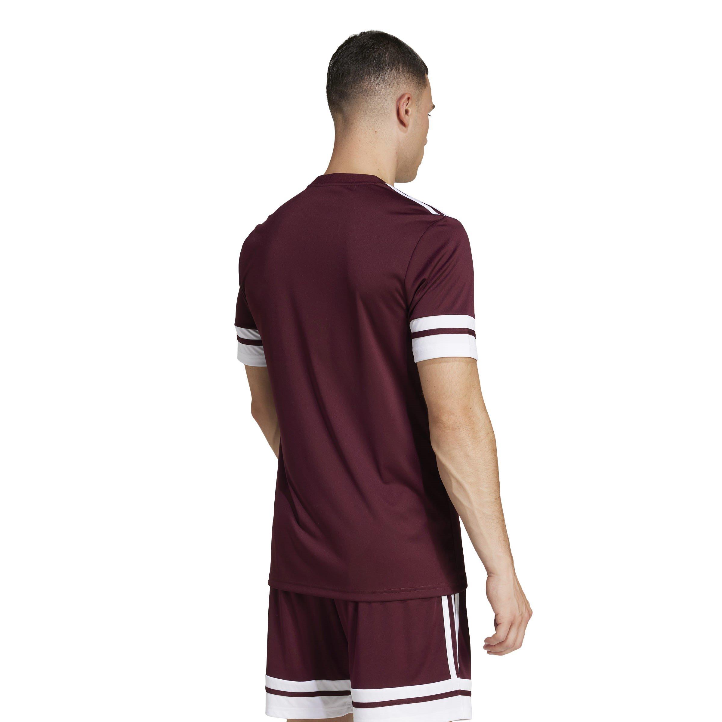 Maroon/White - adidas - Squadra 25 T-Shirt Mens - 4