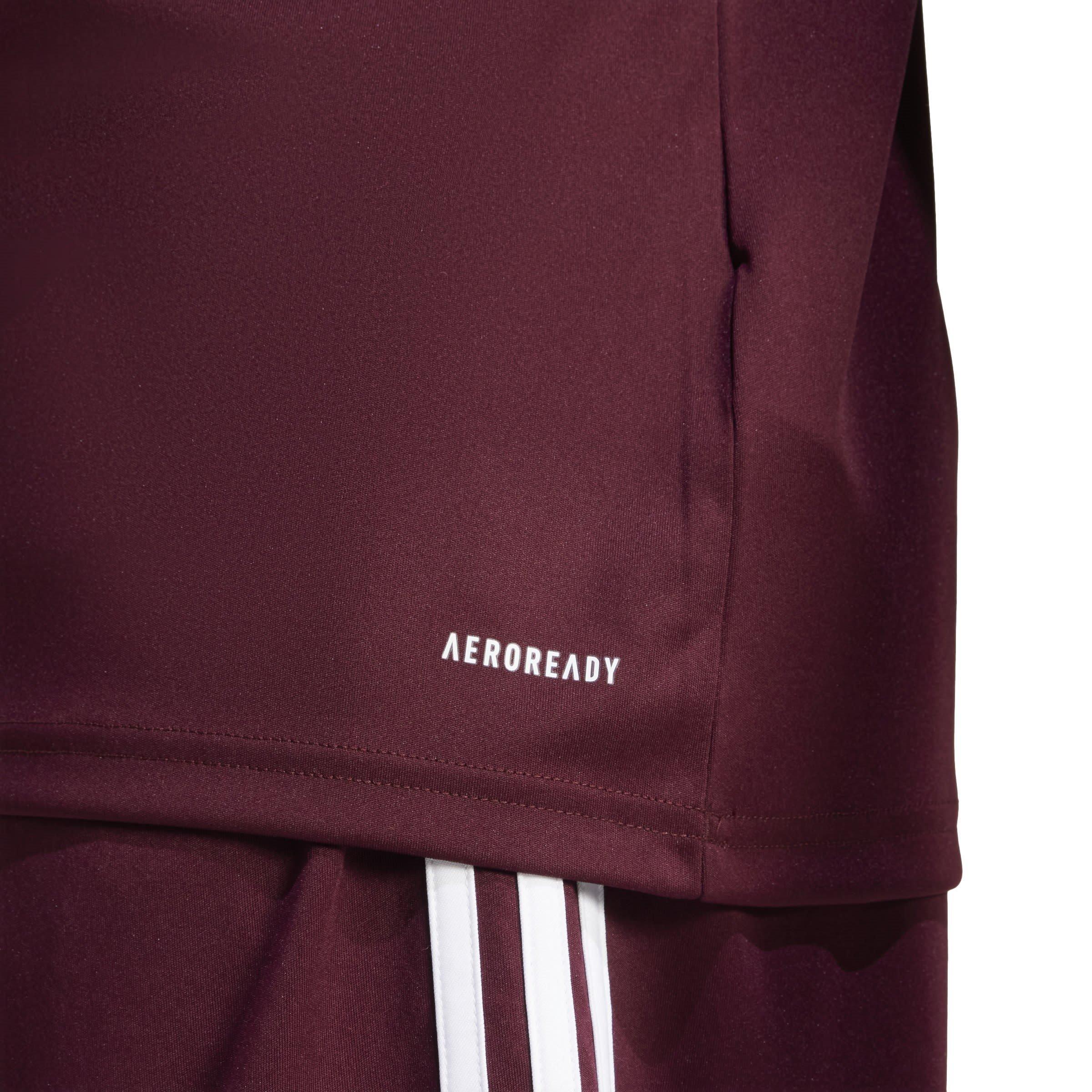 Maroon/White - adidas - Squadra 25 T-Shirt Mens - 6