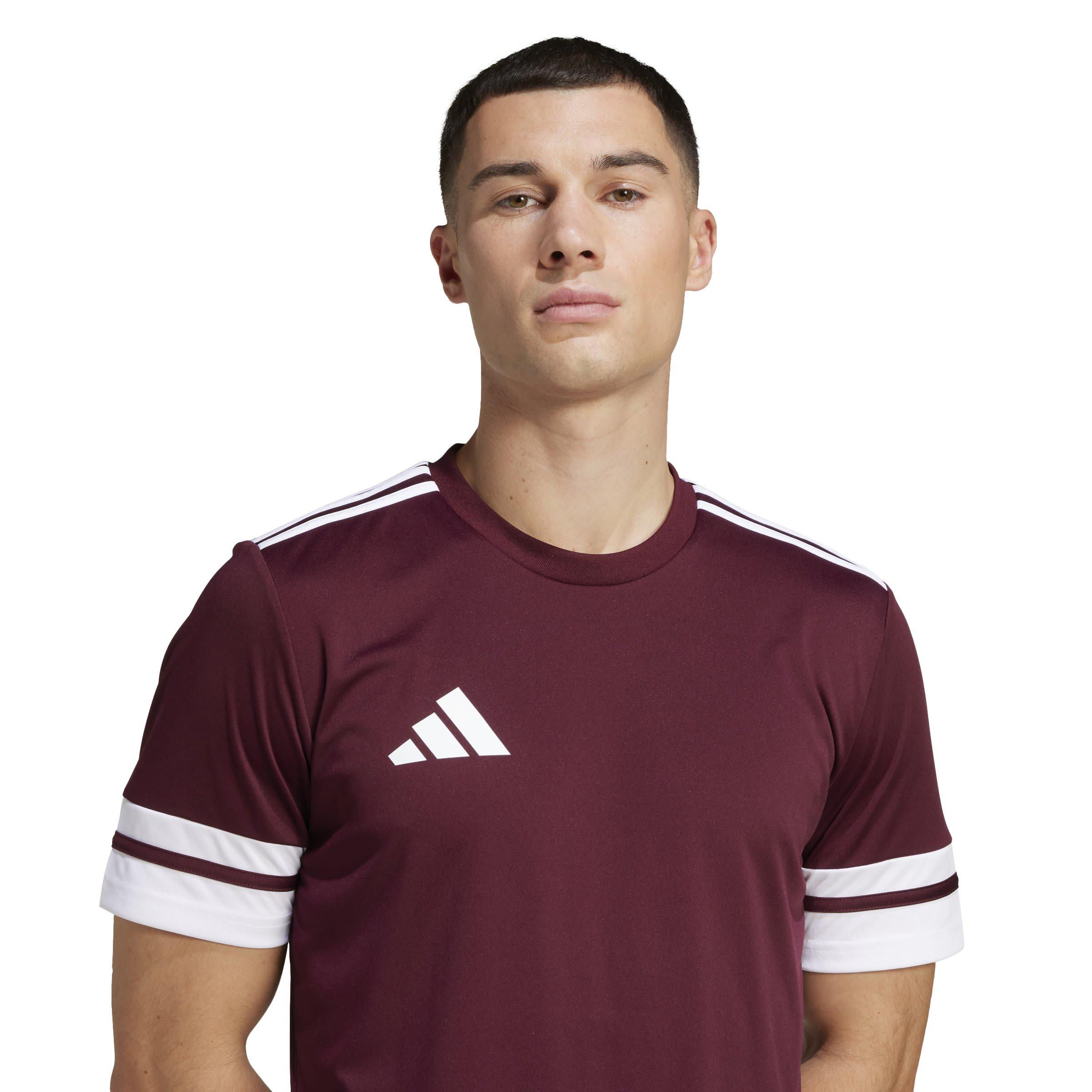 Maroon/White - adidas - Squadra 25 T-Shirt Mens - 7