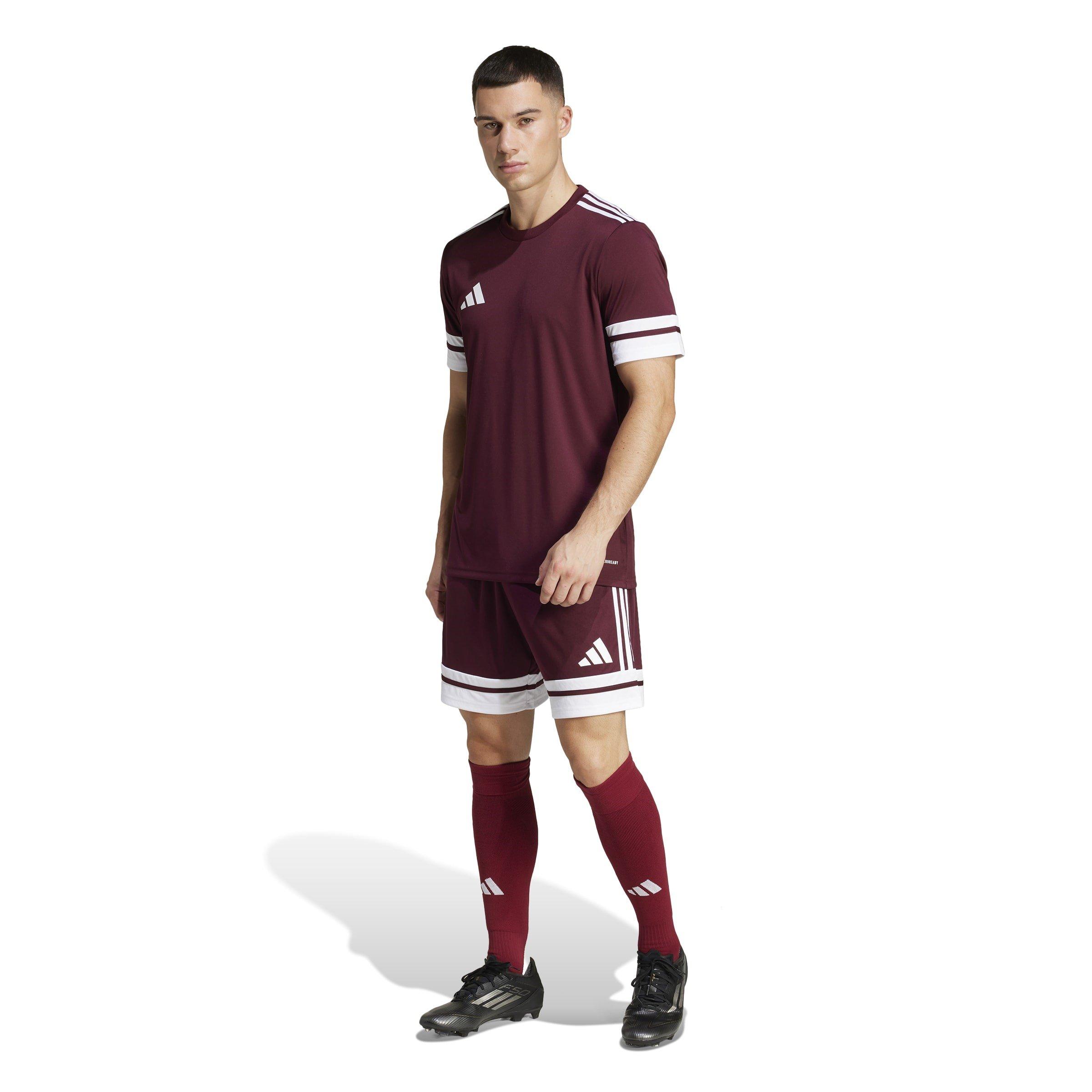 Maroon/White - adidas - Squadra 25 T-Shirt Mens - 8