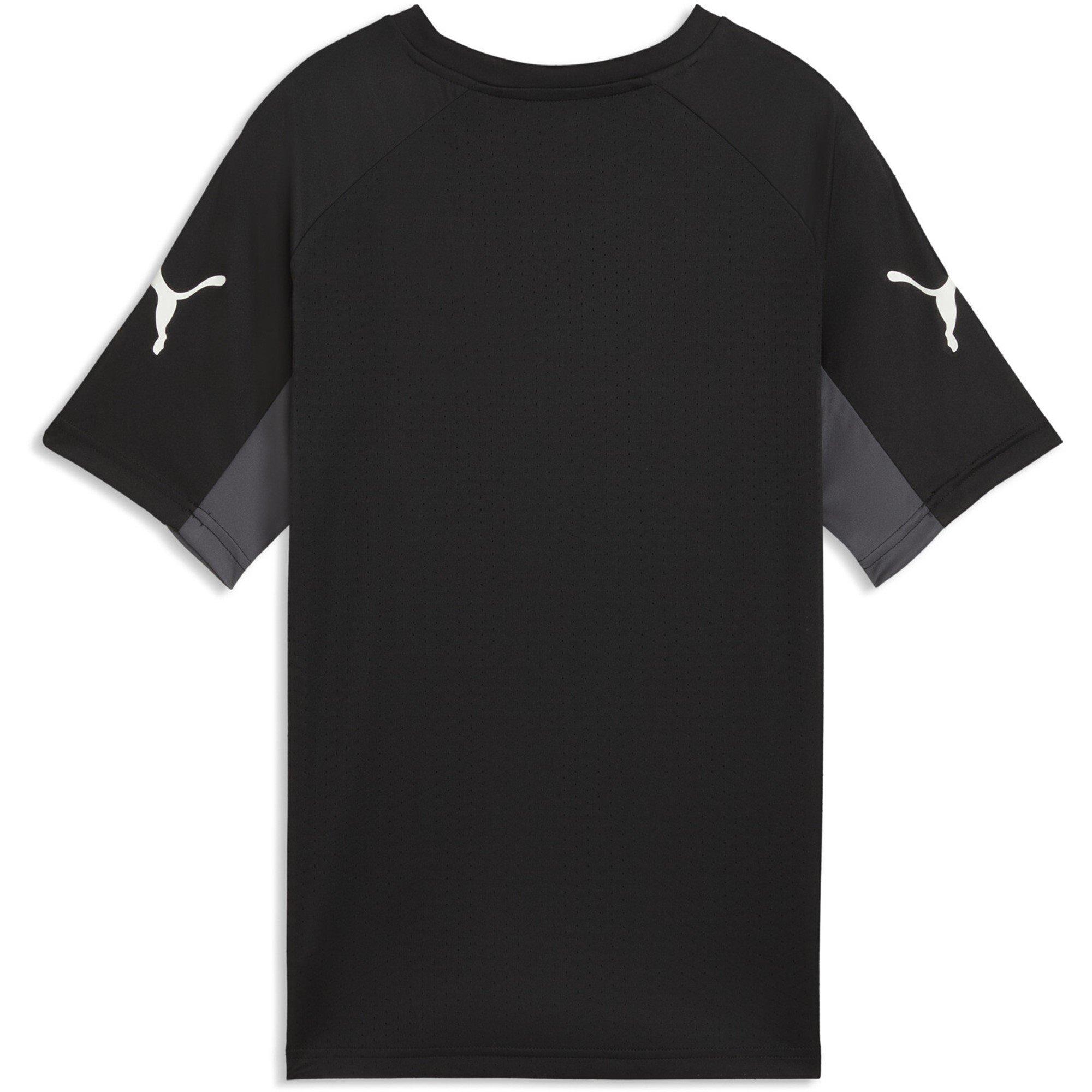 Blk/Red/Gray - Puma - Kids' Short Sleeve Performance T-Shirt - 2