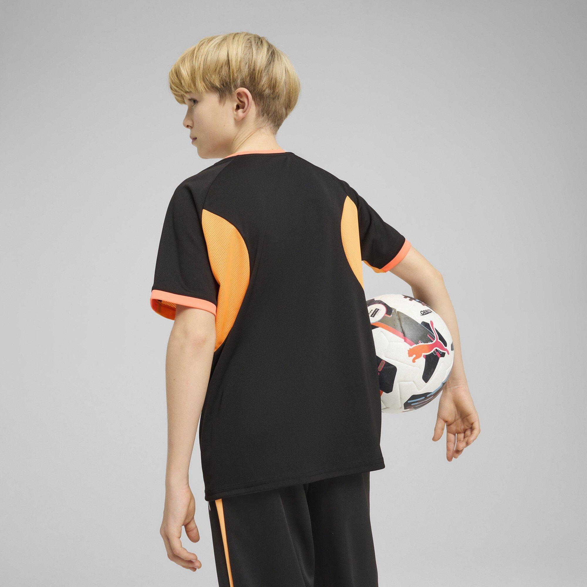 Black-Glowing - Puma - Puma Individualliga Graphic Jersey Jr T-Shirt Unisex Kids - 4