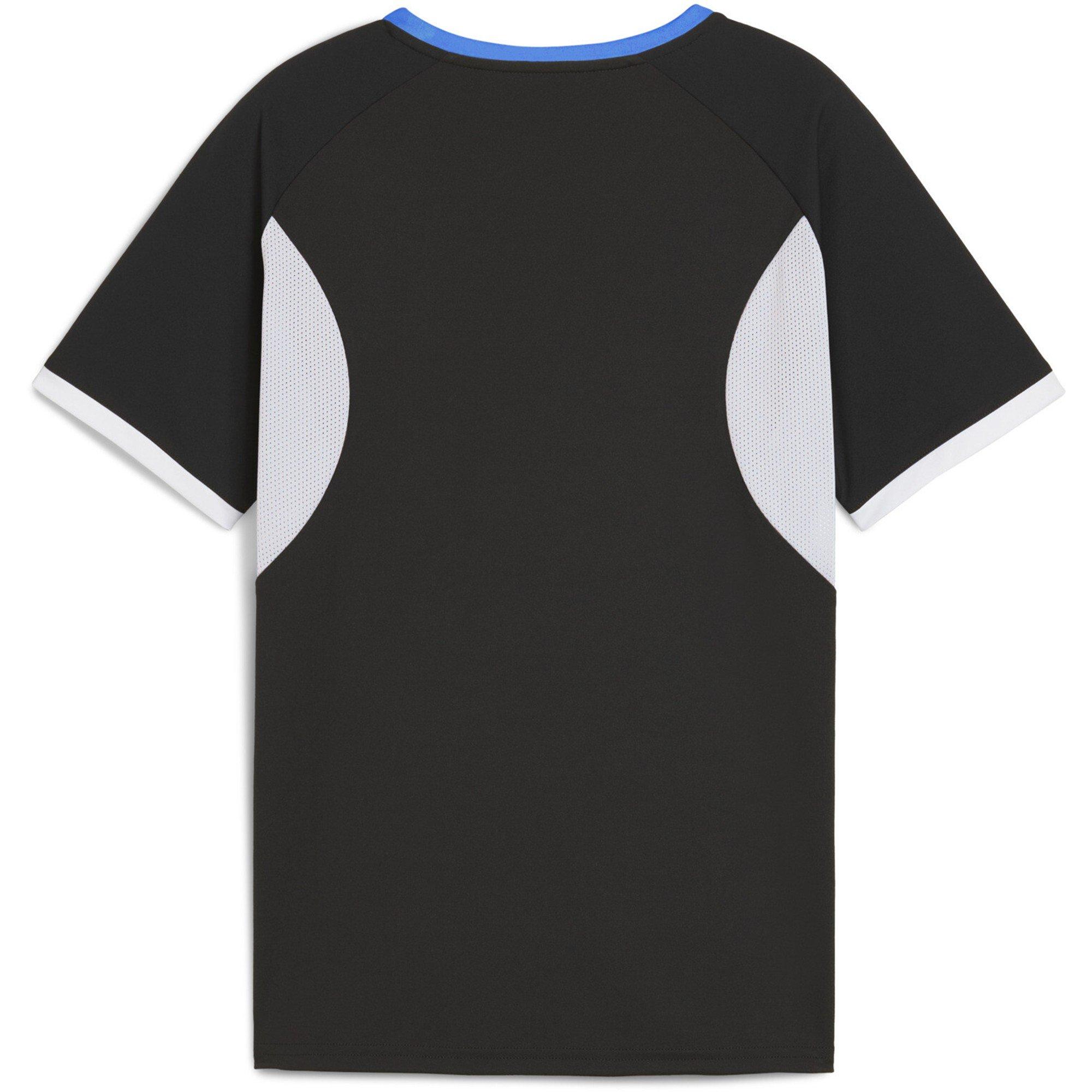 Blk-Wht-UltrBlu - Puma - Puma Individualliga Graphic Jersey Jr T-Shirt Unisex Kids - 2