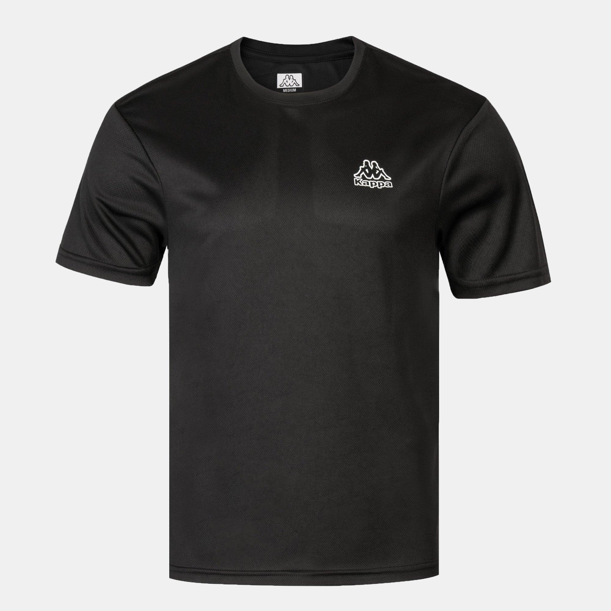 Black - Kappa - Quick Dry T Shirt Mens - 1