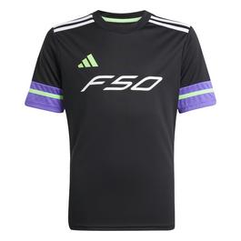 adidas F50 Short Sleeve Training Shirt Juniors