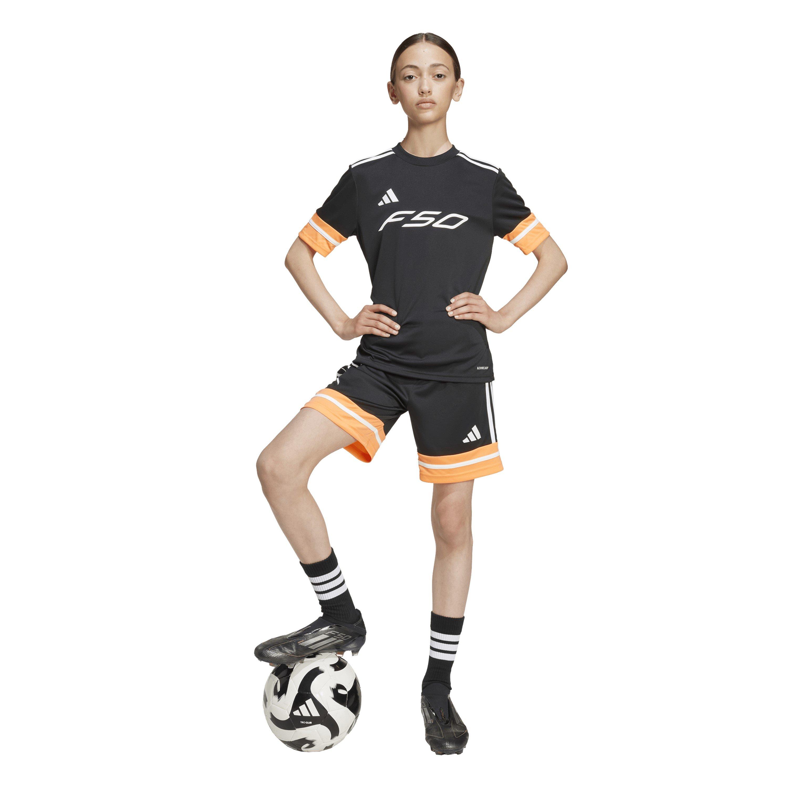 Black/Orange - adidas - F50 Short Sleeve Training Shirt Juniors - 7