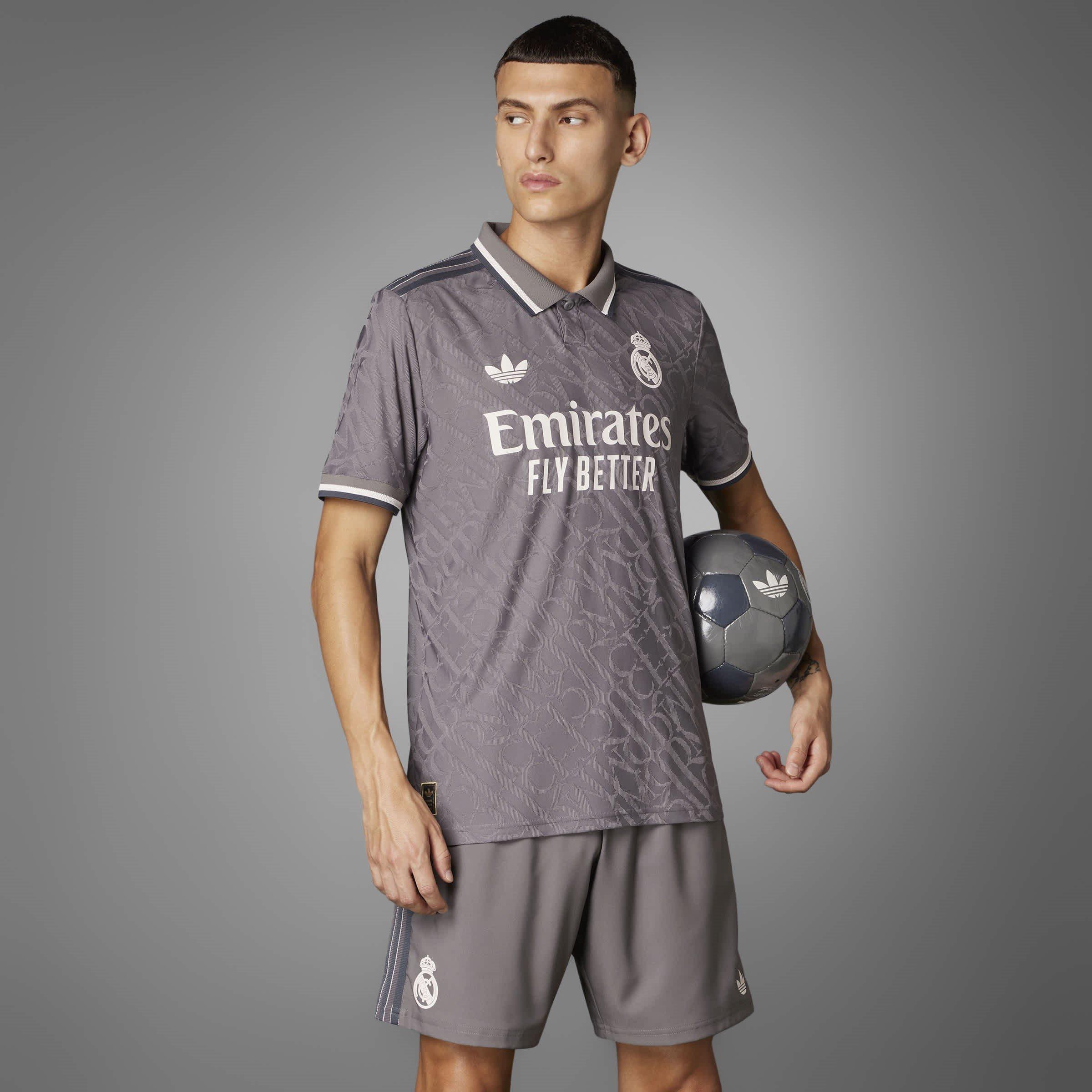 adidas Real Madrid Tシャツ Mサイズ グレー adidas Mens Real Madrid Third Kit 2024 2025 | FRASERS