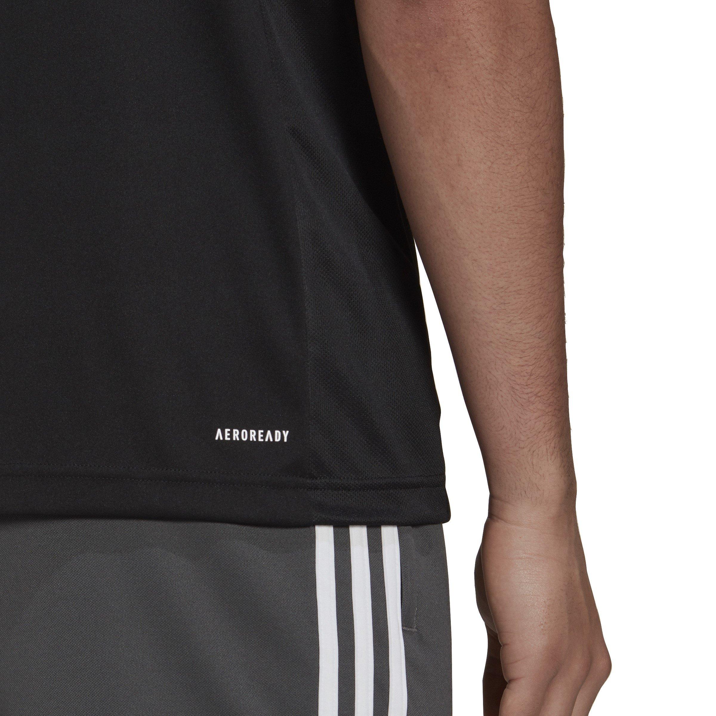 Black/White - adidas - Sereno Logo T Shirt Mens - 5