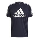 Marine/Blanc - adidas - Sereno Logo T Shirt Mens - 1