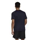 Marine/Blanc - adidas - Sereno Logo T Shirt Mens - 3