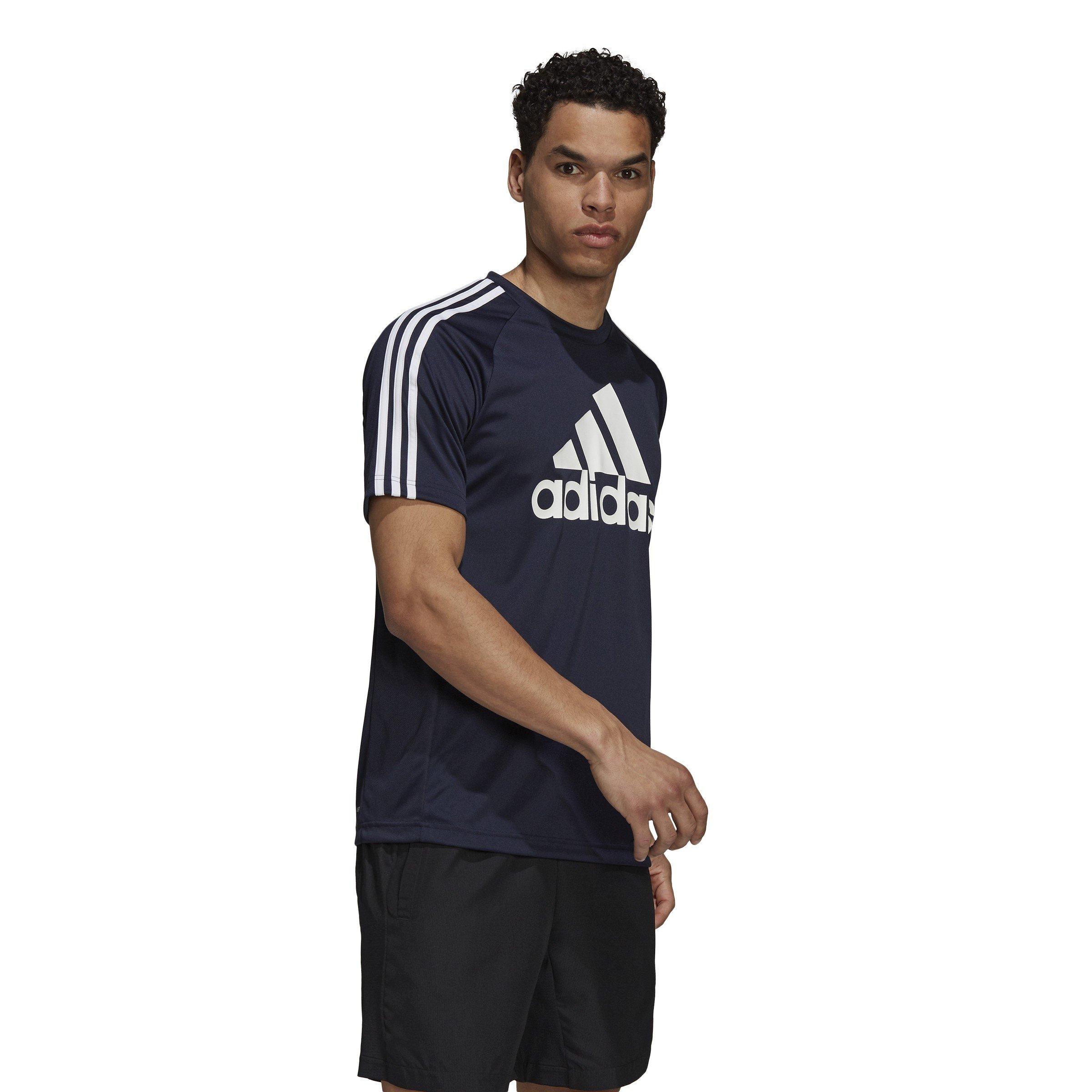 Mornarsko plava / bijela - adidas - Sereno Logo T Shirt Mens - 7