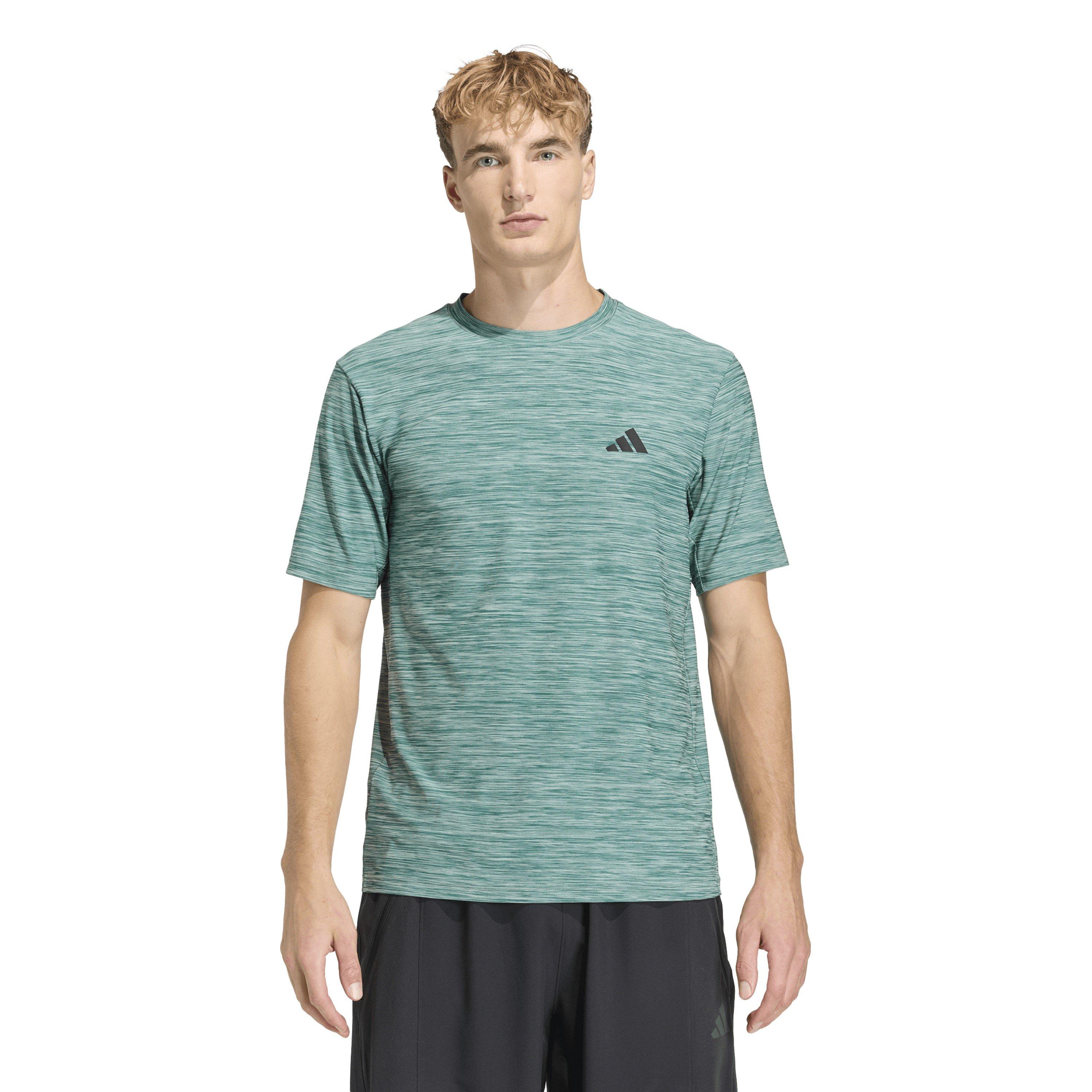 Adidas Men's Train Essentials Stretch Training T-Shirt - Sage - XL