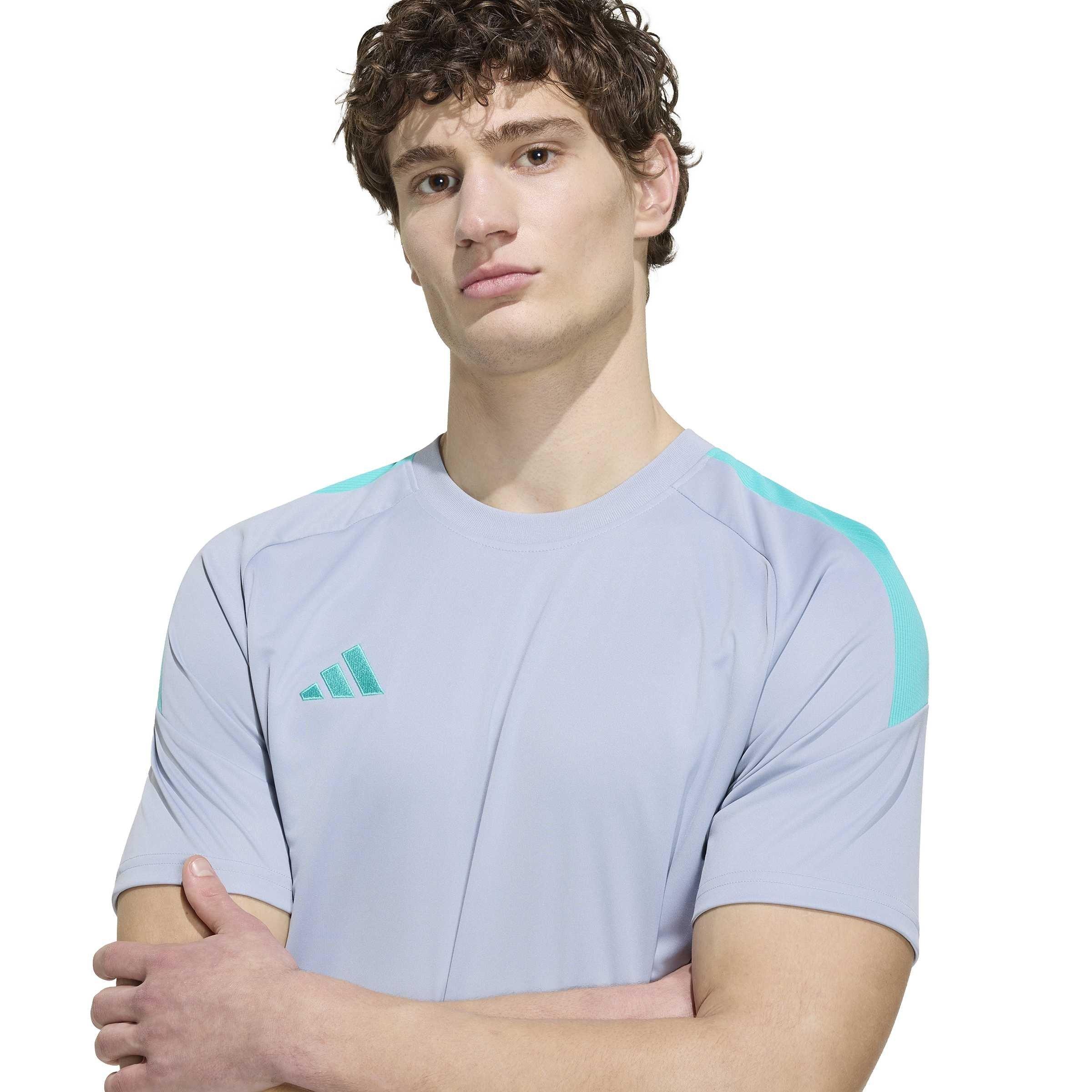 Silver/Mint/Wht - adidas - Tiro 25 Essentials T-Shirt Adults - 5