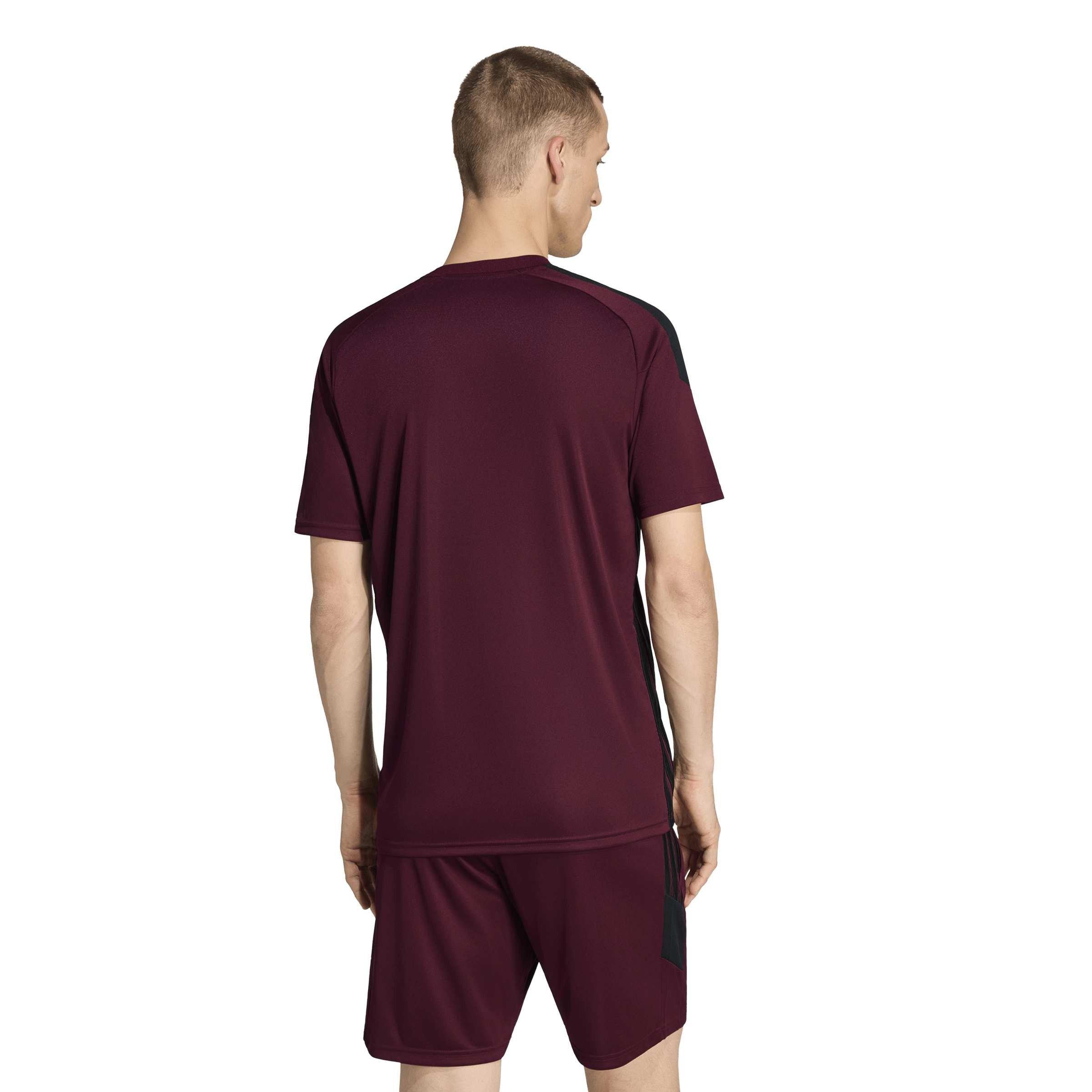 Maroon/Black - adidas - Tiro 25 Essentials T-Shirt Adults - 4