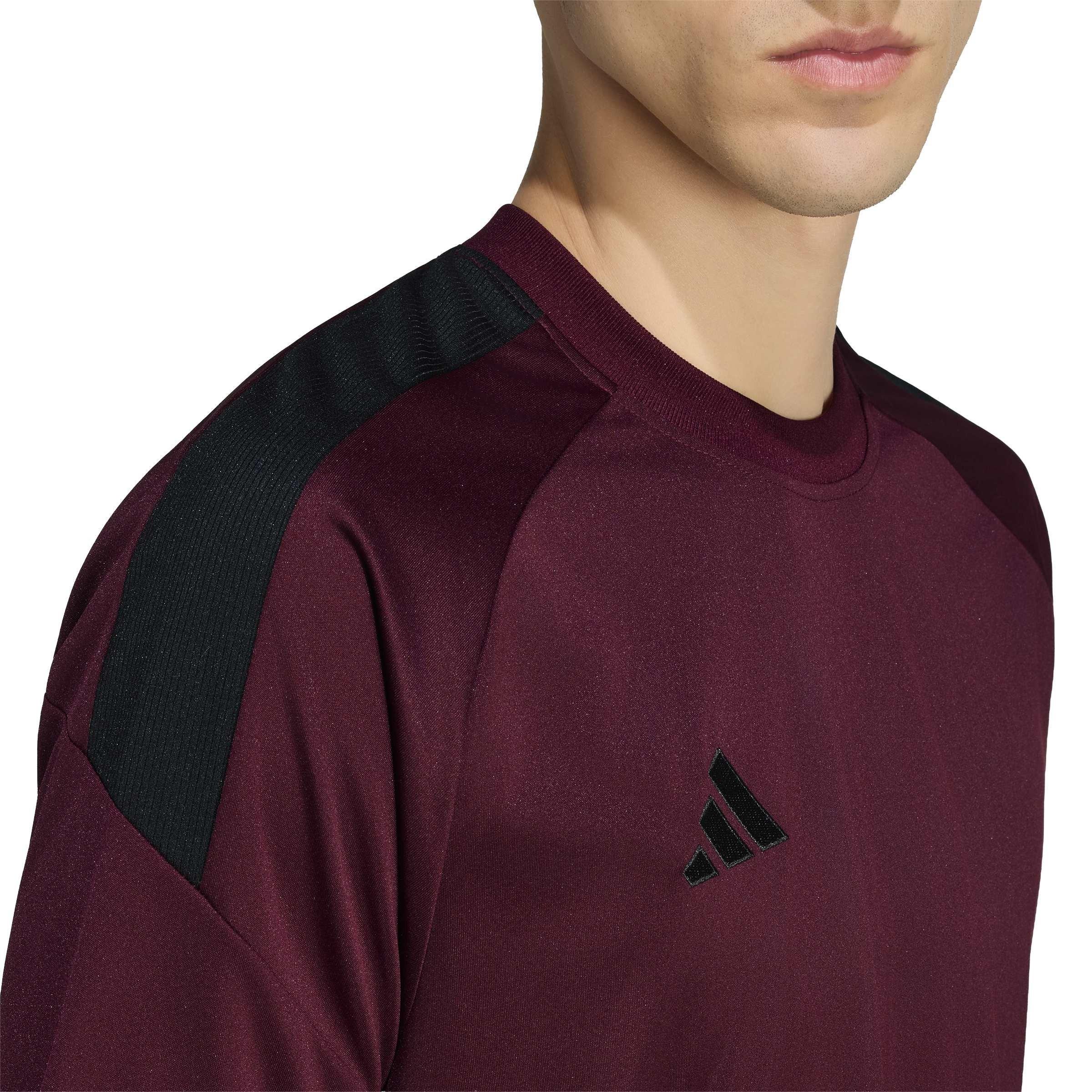 Maroon/Black - adidas - Tiro 25 Essentials T-Shirt Adults - 5