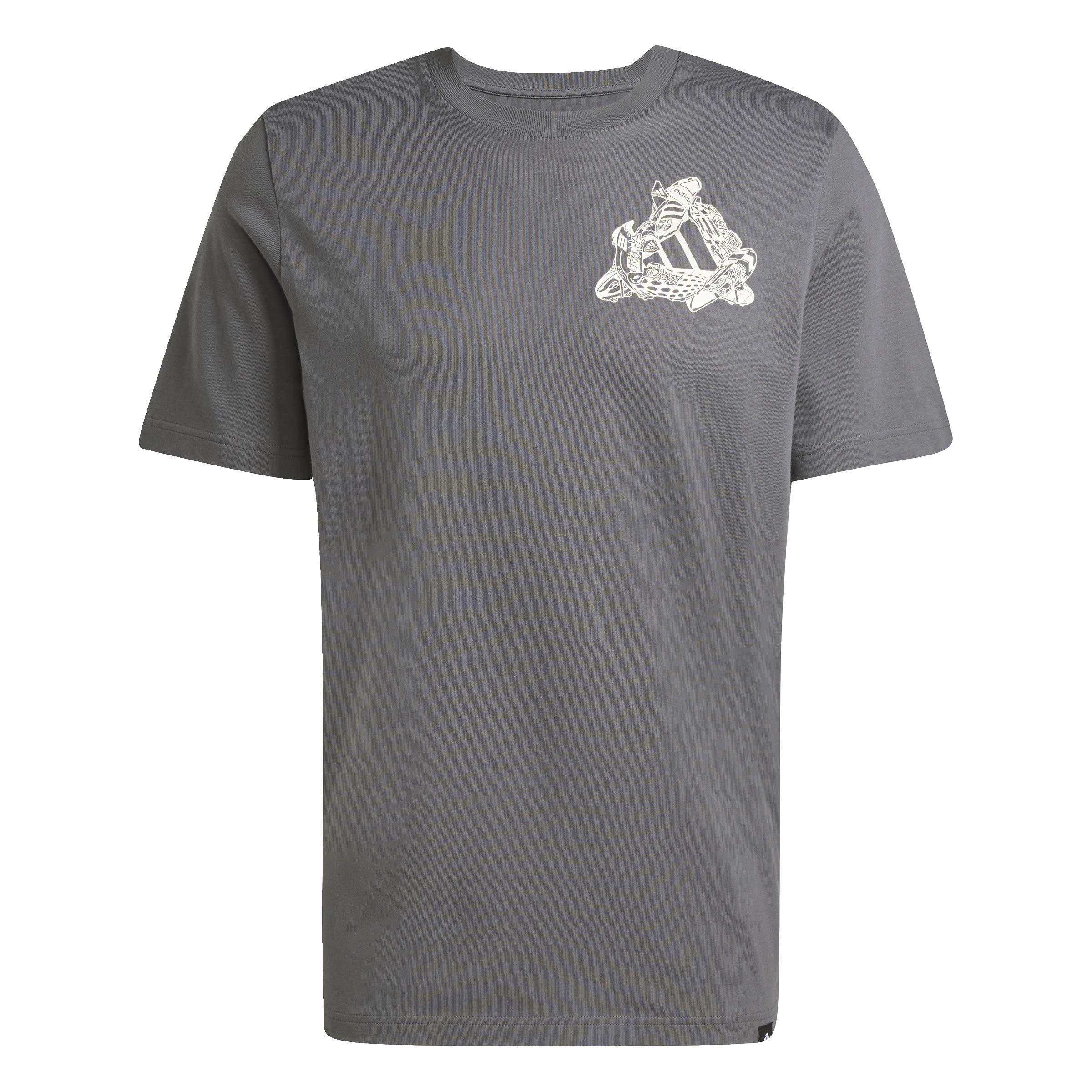 Grey Six - adidas - Football Kicks Graphic T-Shirt Mens - 1