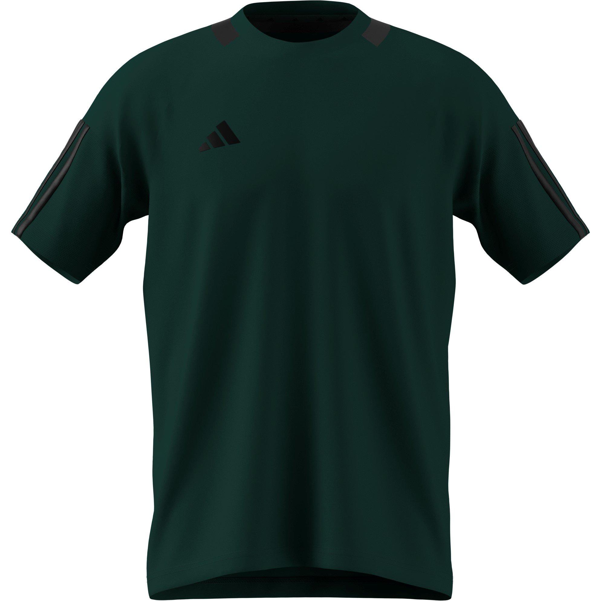 Adidas Men's Classic 3 Stripe Sereno T-Shirt - Green/Black - XL