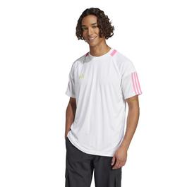 adidas Classic 3 Stripe Sereno T Shirt Mens