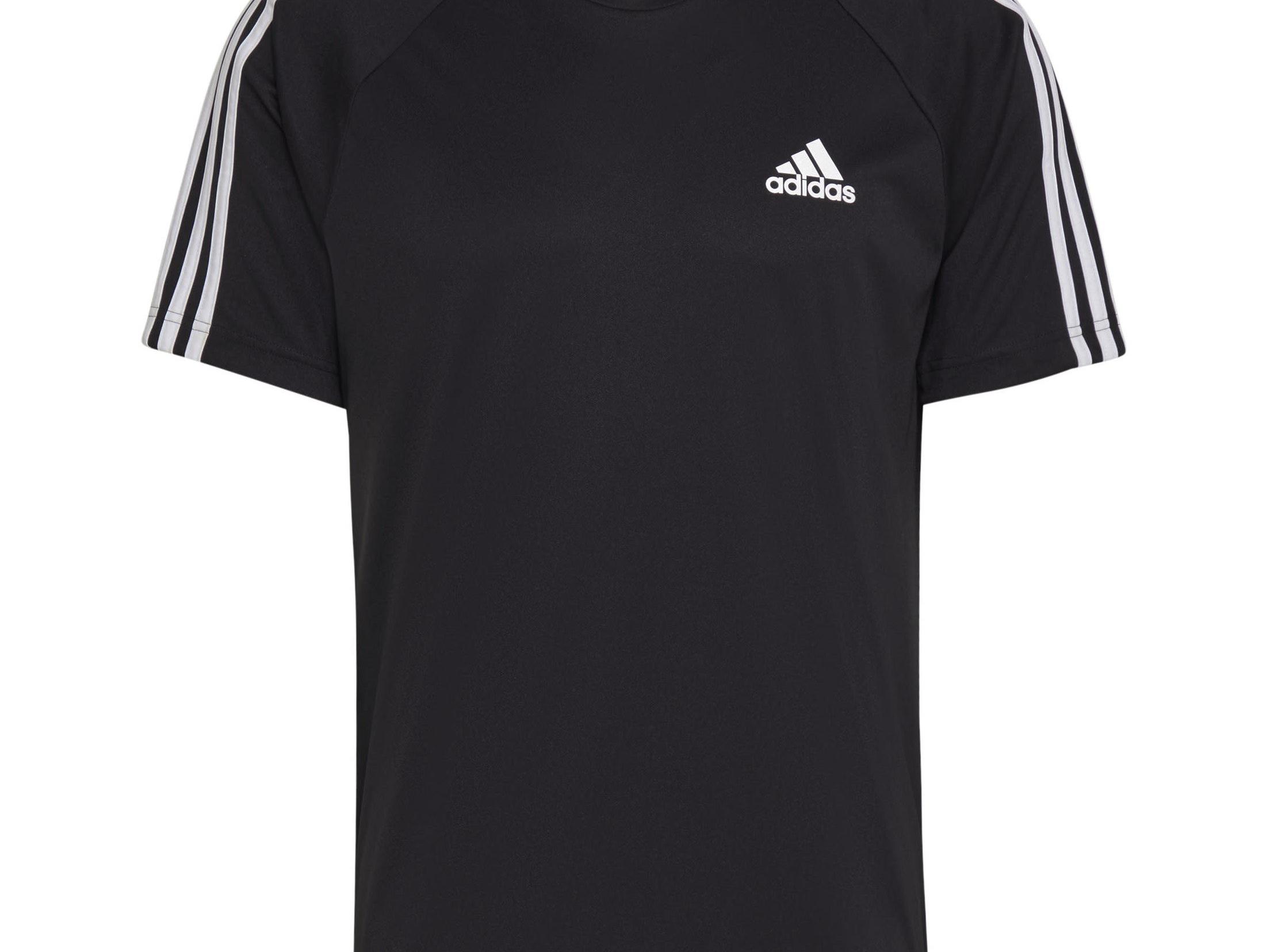 adidas | Classic 3 Stripe Sereno T Shirt Mens Short Sleeve T- Shirts | Sports Direct