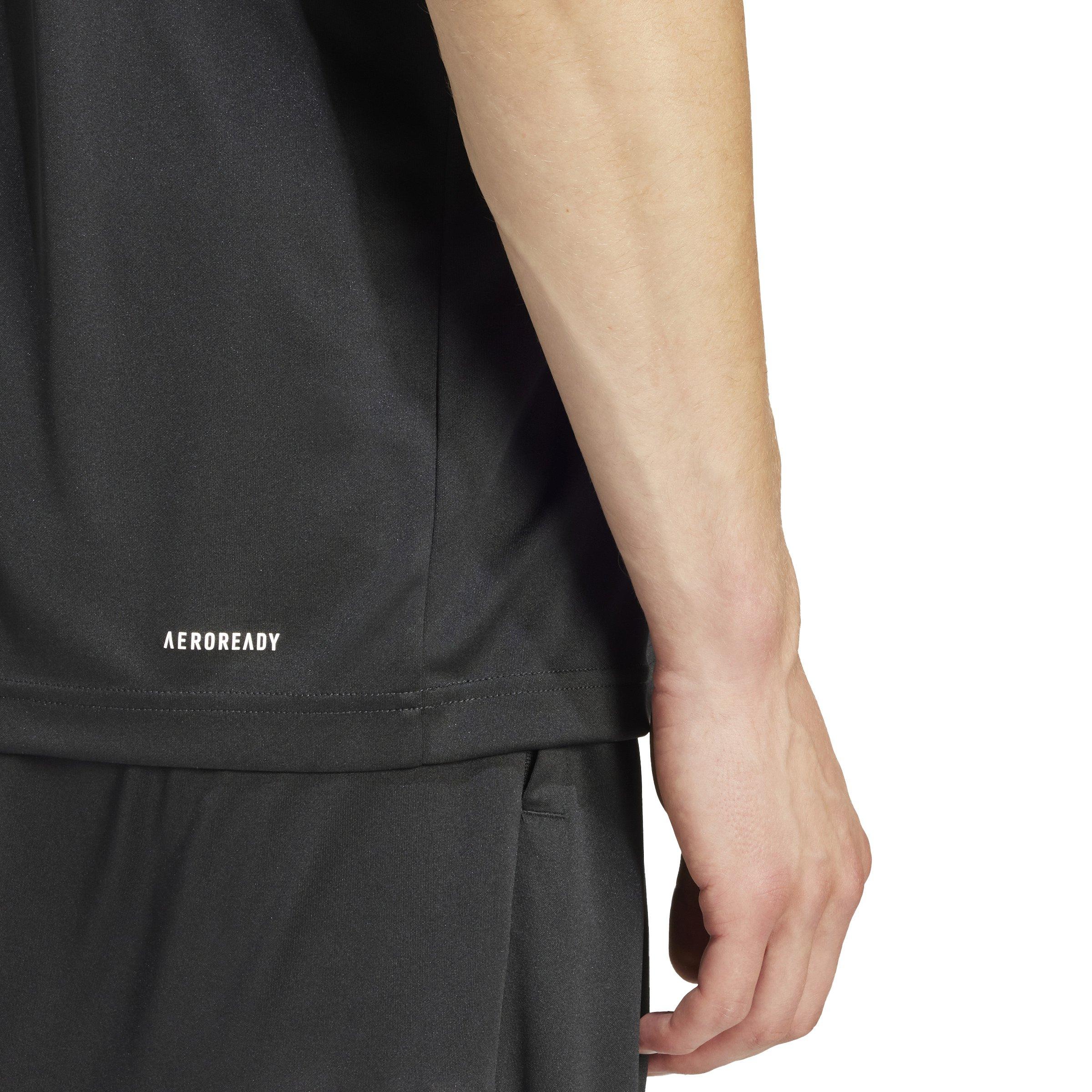 Schwarz/Weiß - adidas - Classic 3 Stripe Sereno T-Shirt Mens - 6