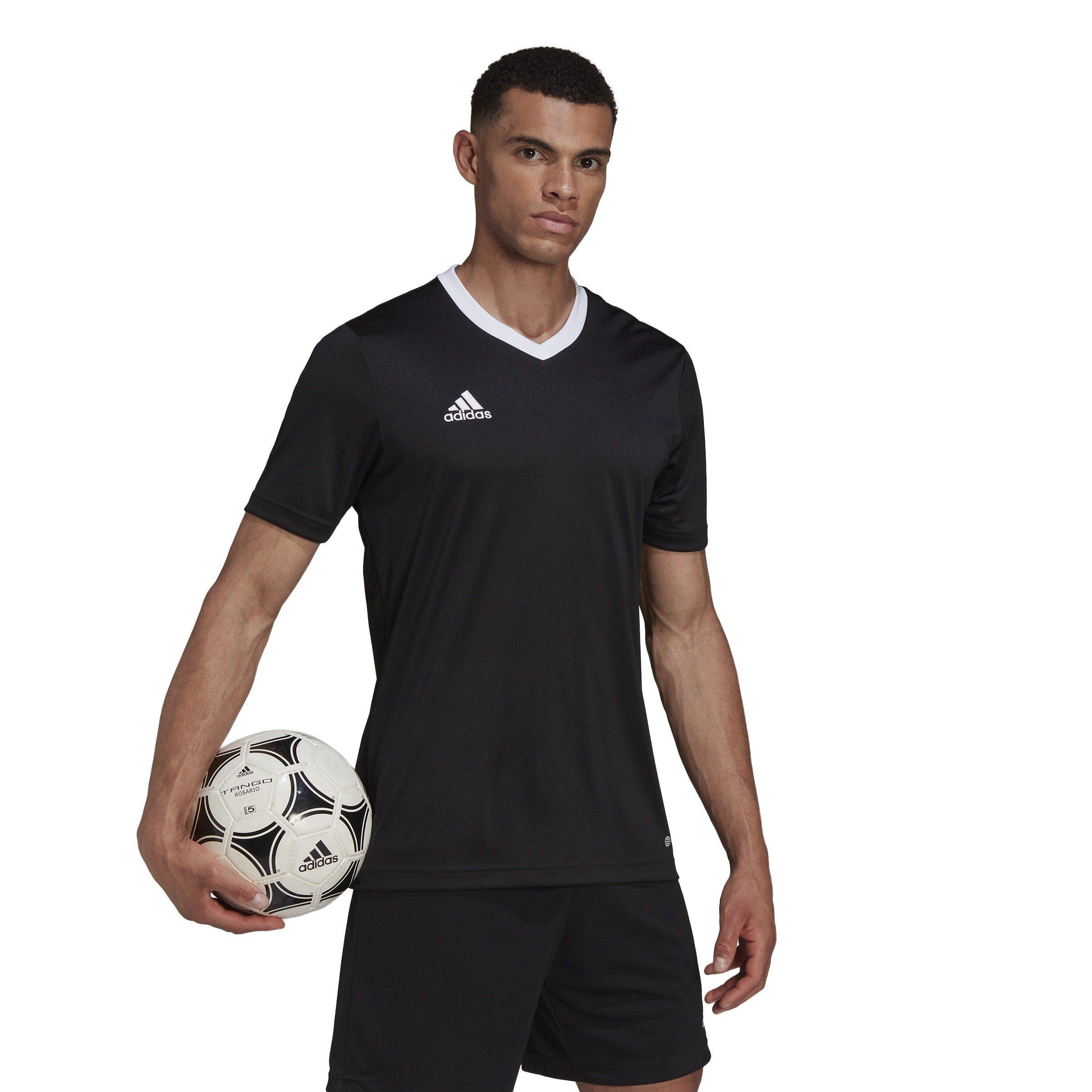adidas Entrada 22 Short Sleeve Jersey Top Mens | Sports Direct