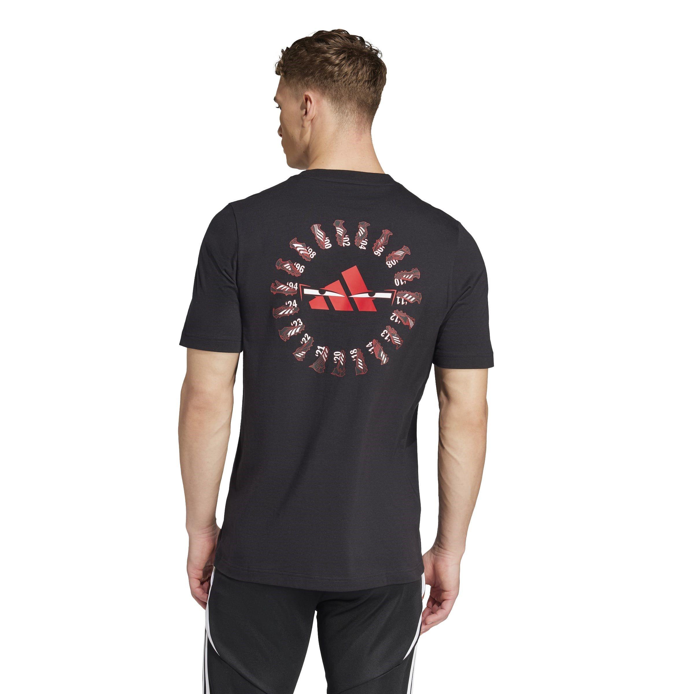 Black - adidas - Predator History Graphic T-Shirt Mens - 3