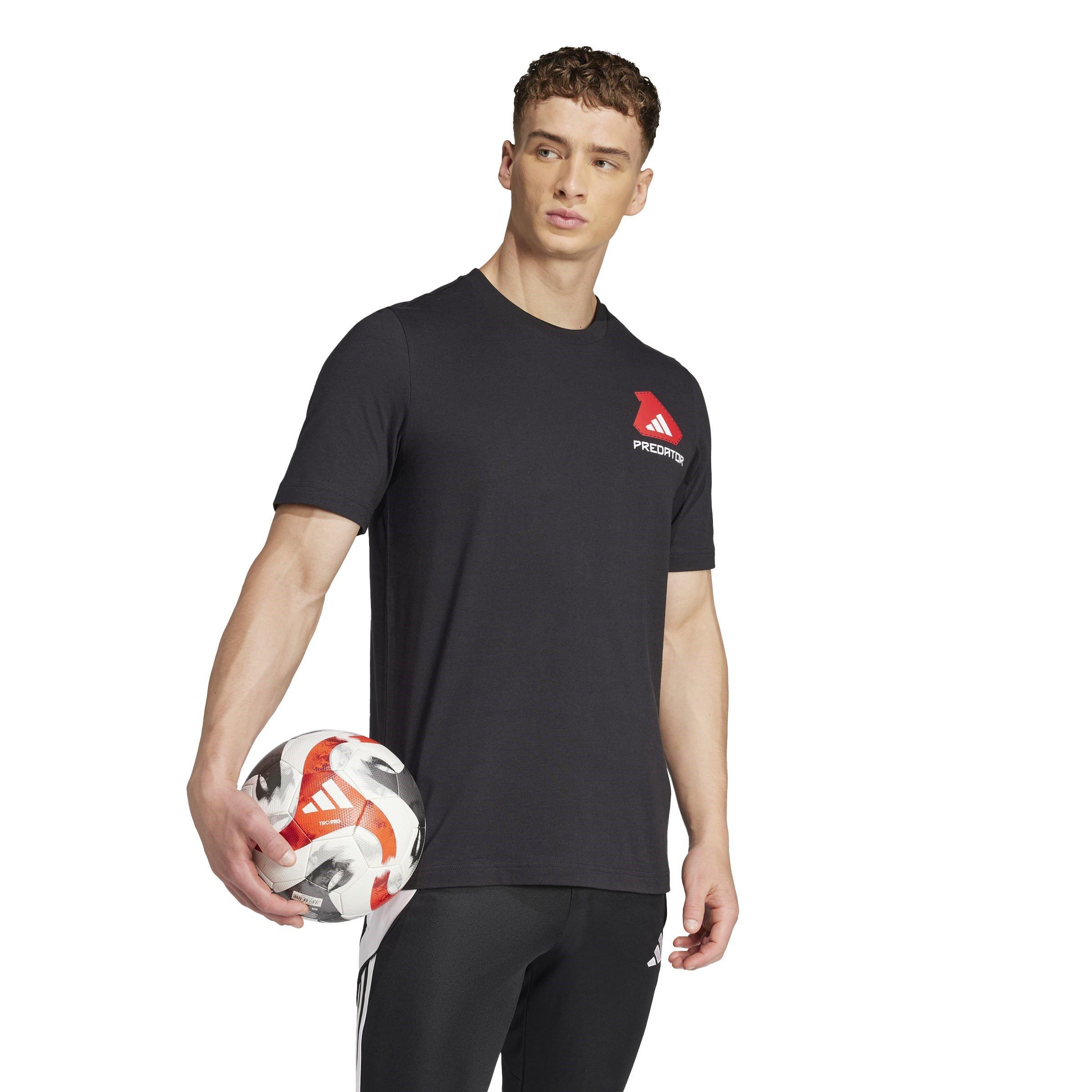 Black - adidas - Predator History Graphic T-Shirt Mens - 4