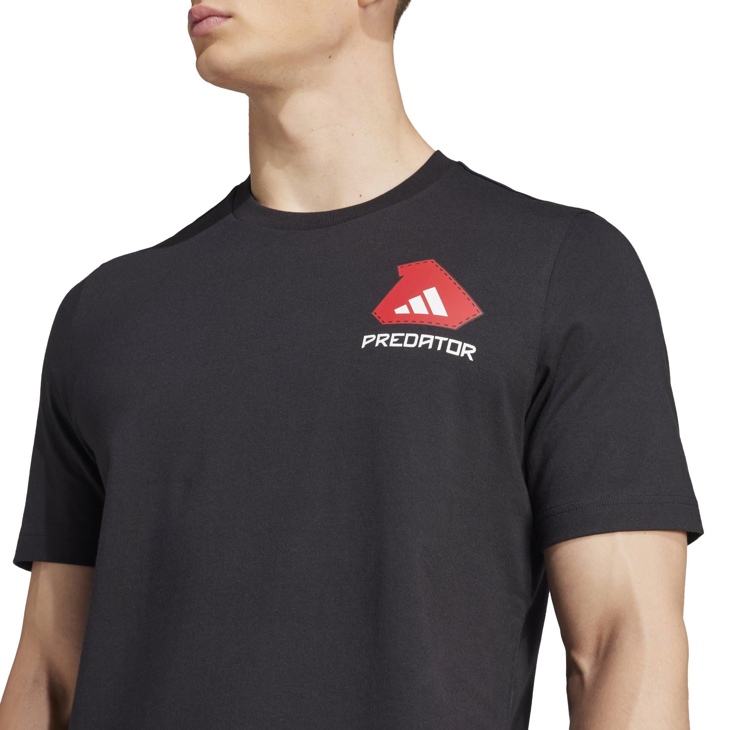 Black - adidas - Predator History Graphic T-Shirt Mens - 5