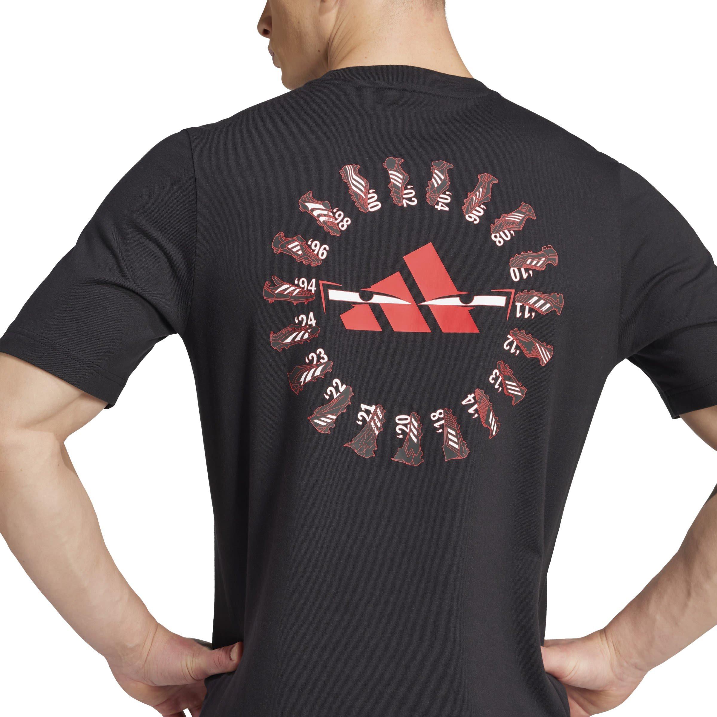 Black - adidas - Predator History Graphic T-Shirt Mens - 6