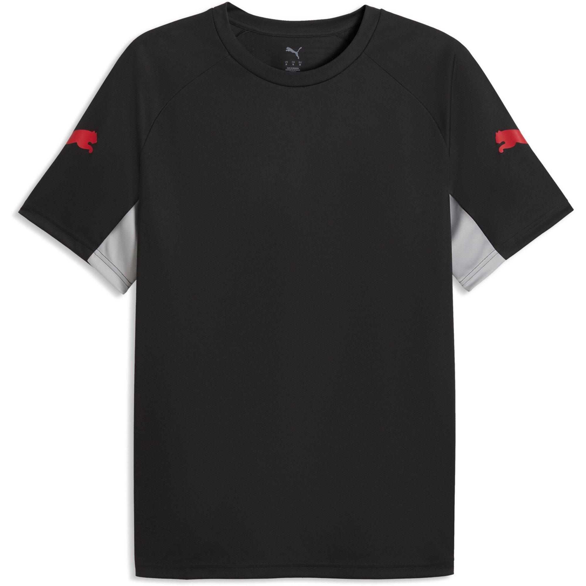 Black/Red-Gray - Puma - Liga Jersey Short Sleeve Performance T-Shirt - 1