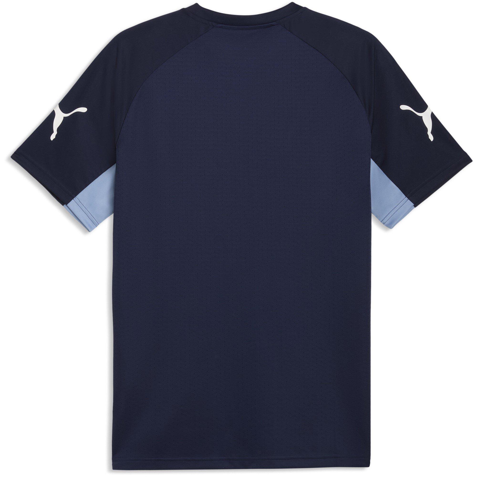 Navy/Zen Blue - Puma - Men's Liga Jersey Short Sleeve Performance T-Shirt - 2