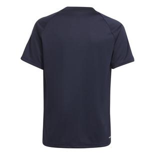 Navy/White - adidas - Sereno Logo T Shirt Juniors - 2