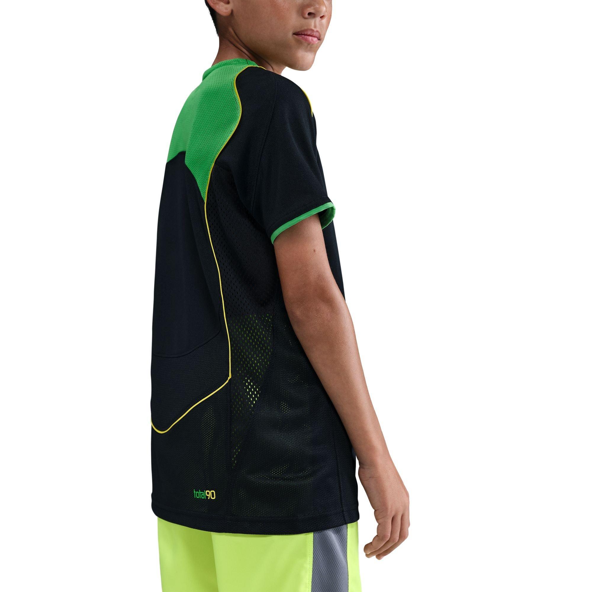 Black/Green - Nike - Kids' T90 Energy Short Sleeve T-Shirt - 2