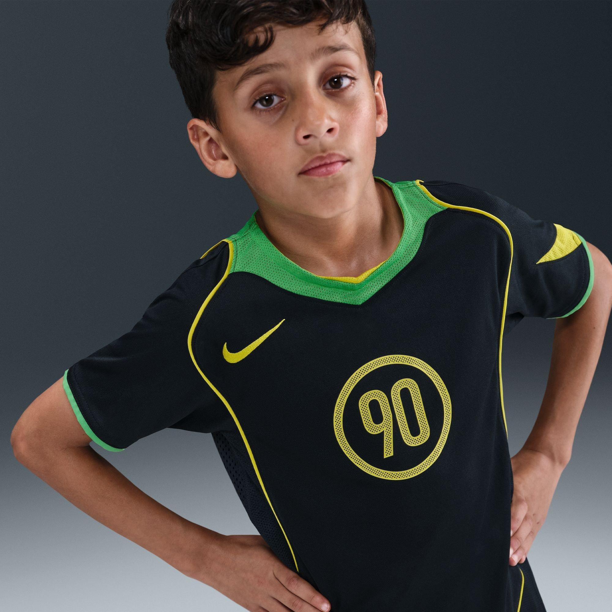 Black/Green - Nike - Kids' T90 Energy Short Sleeve T-Shirt - 6