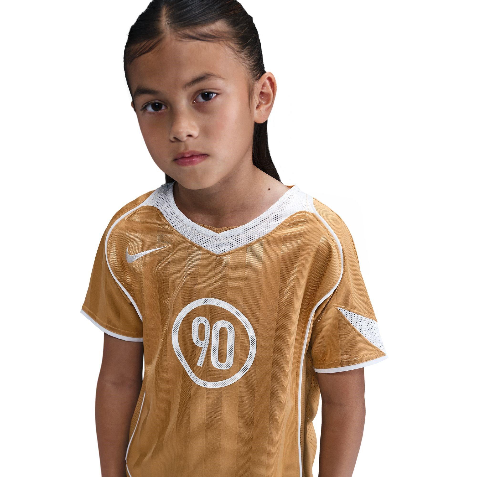 Nike Boys T90 Energy Jrsy Jn54 - Club Gold - 11-12 (L)