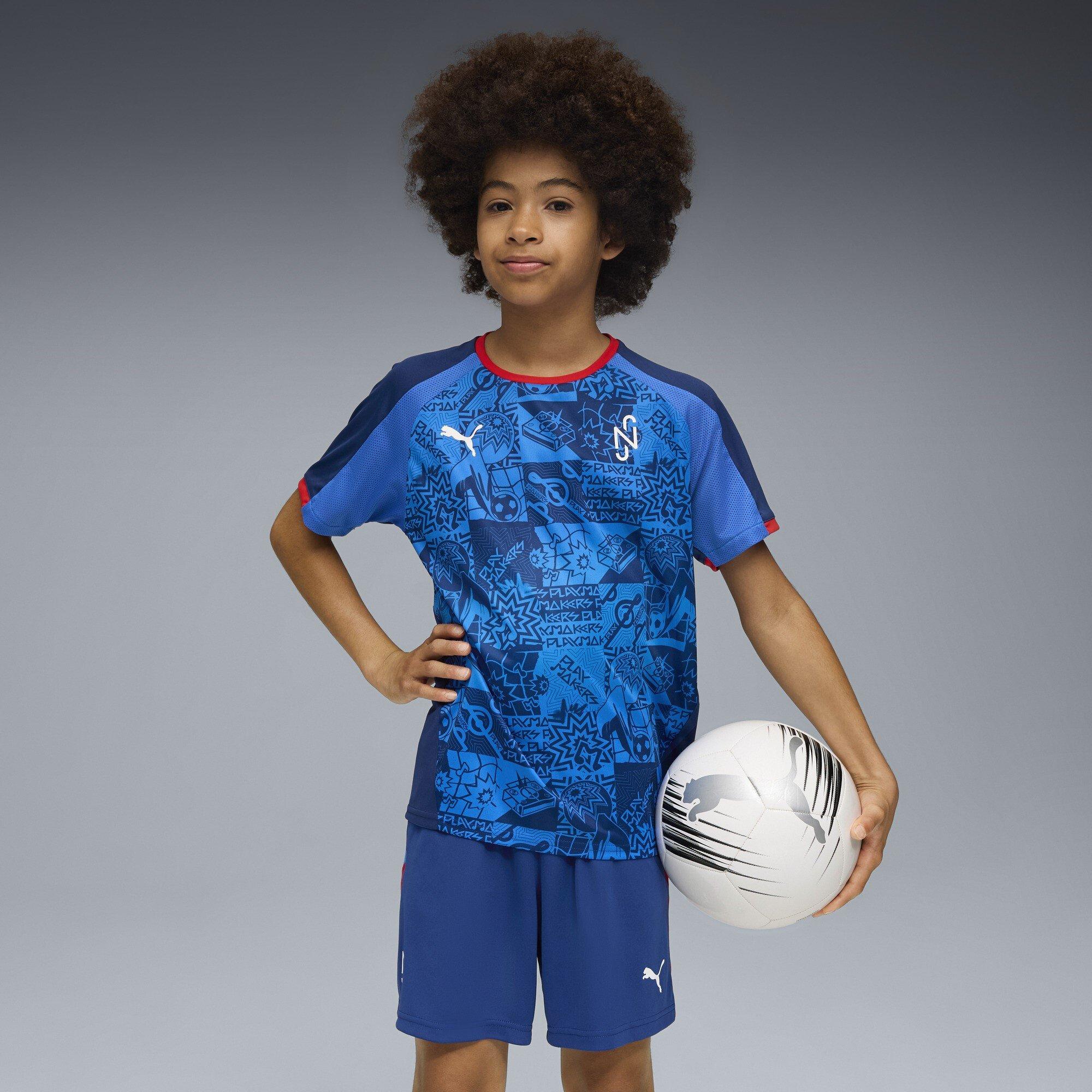 Blue/Red - Puma - Neymar Playmaker Shirt Juniors - 3