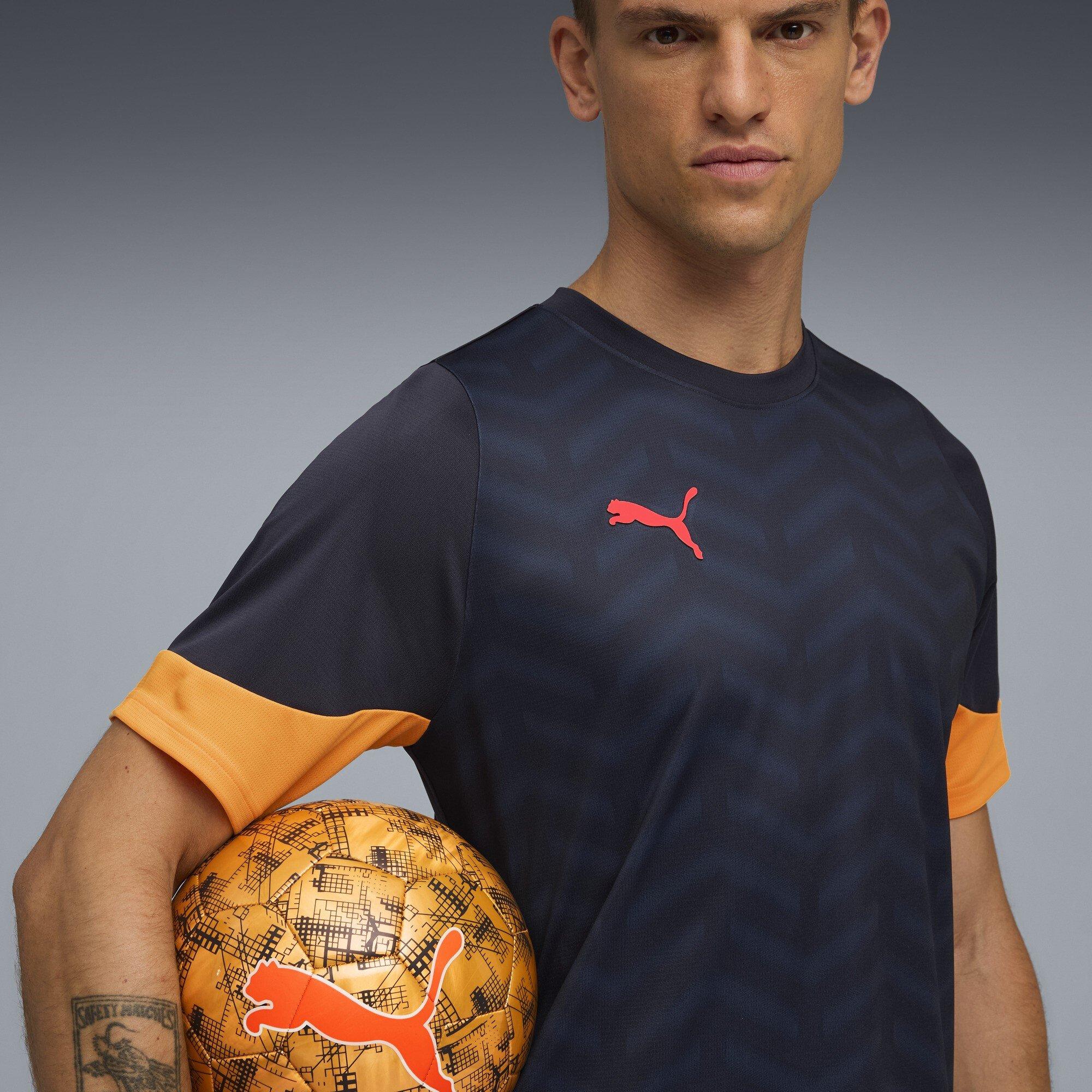 Navy/Orange - Puma - Individual Cup T-Shirt Mens - 5