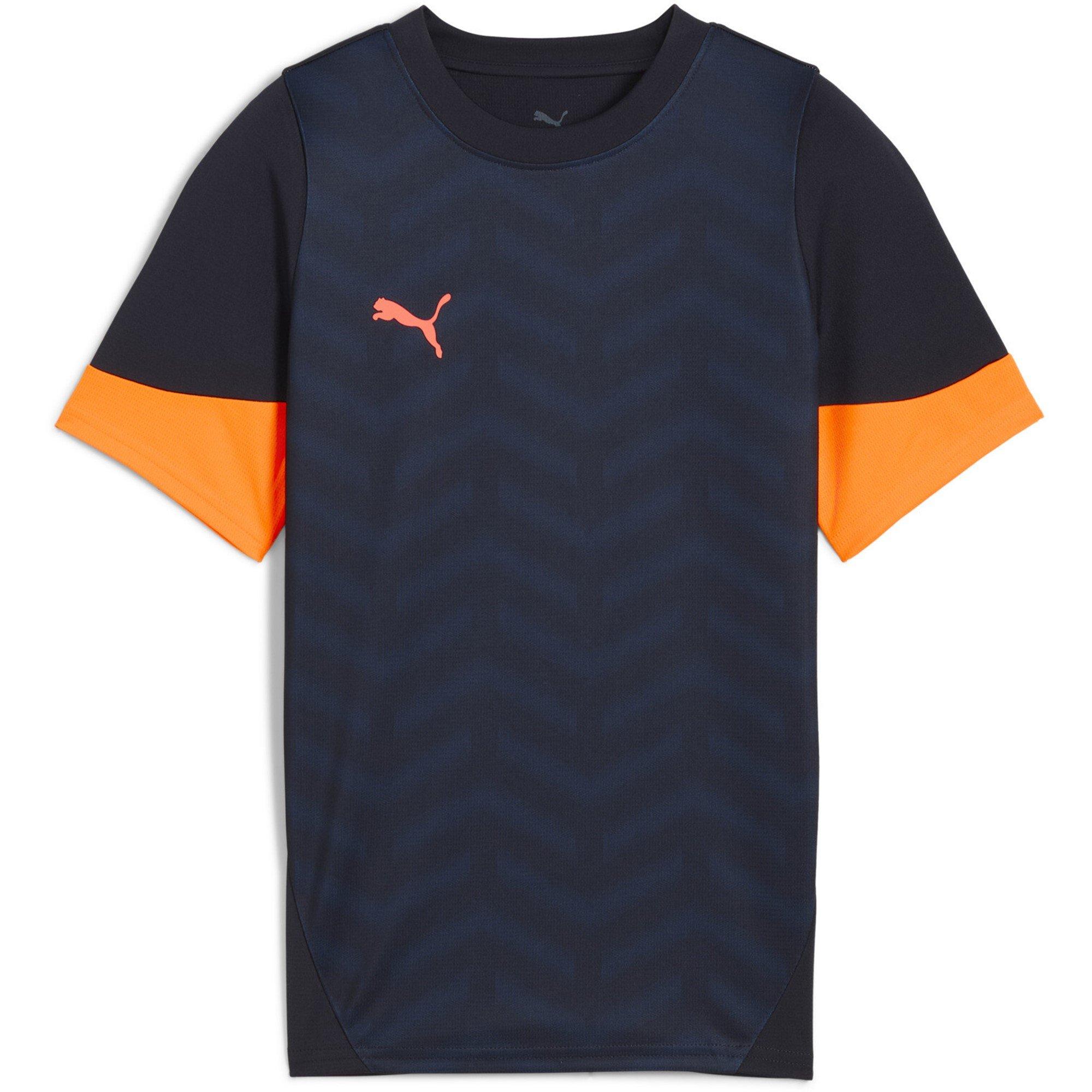 Navy/Orange - Puma - Individual Cup T-Shirt Juniors - 1