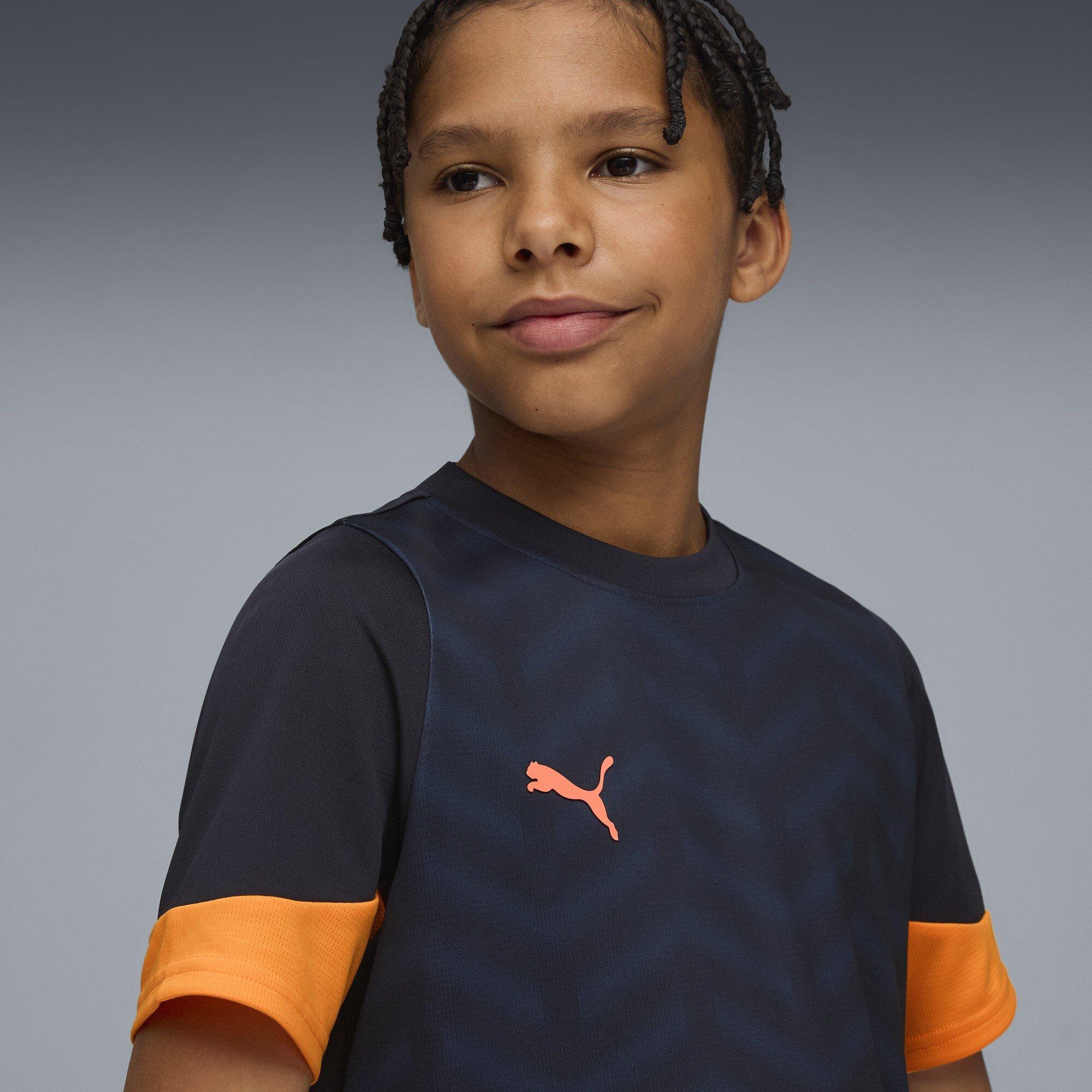 Navy/Orange - Puma - Individual Cup T-Shirt Juniors - 4