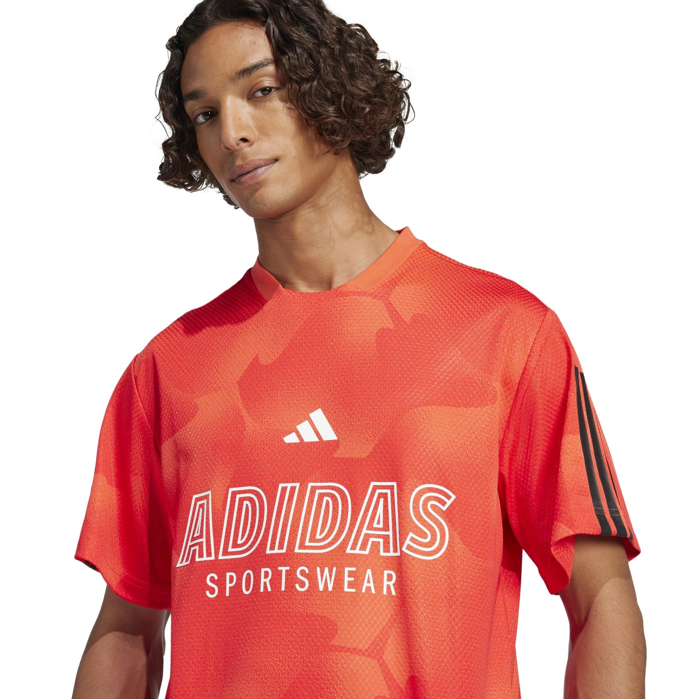 Red/Black/Multi - adidas - Men's Tiro Regular Fit T-Shirt - 5