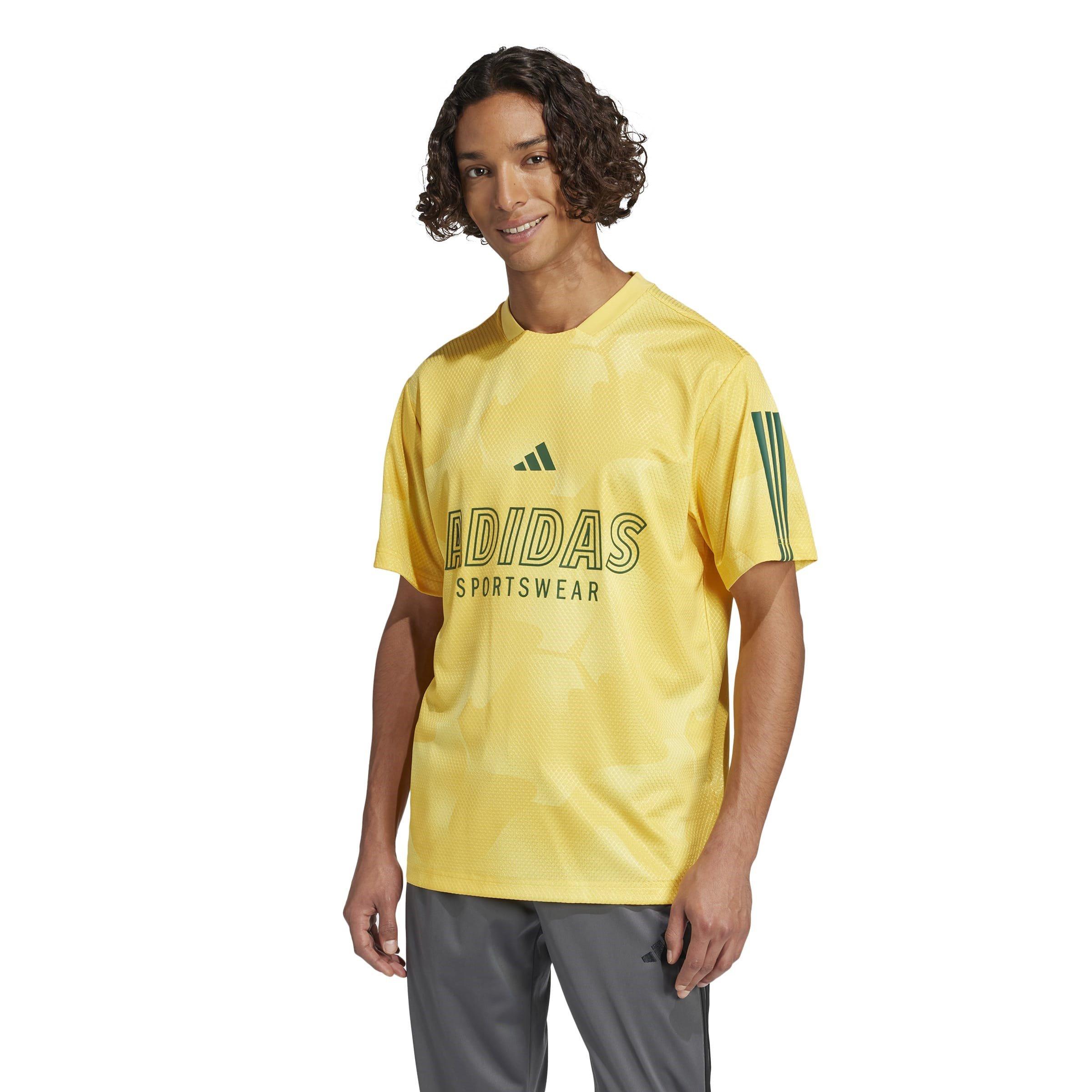 Gold/Green/Mult - adidas - Men's Tiro Regular Fit T-Shirt - 2