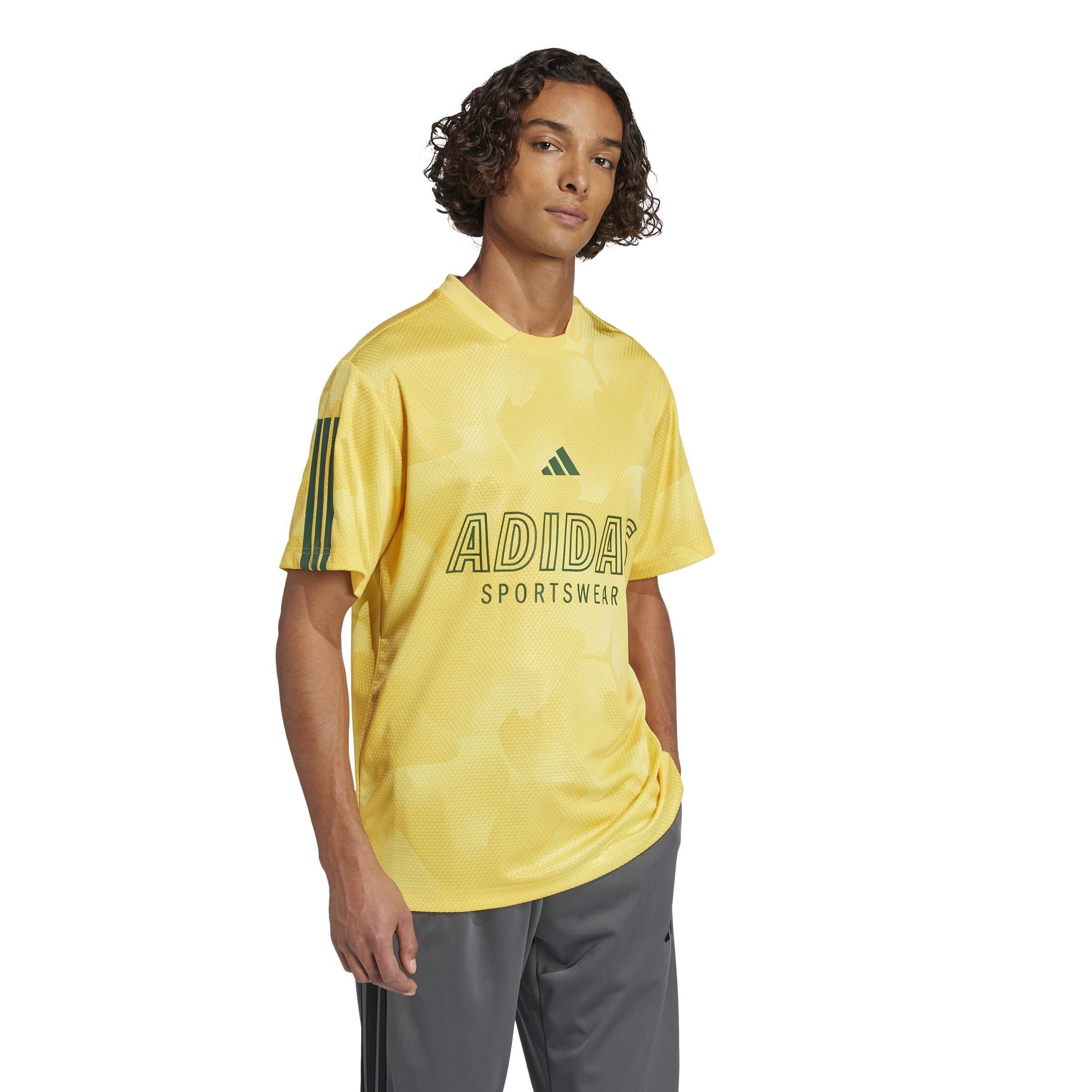 Gold/Green/Mult - adidas - Men's Tiro Regular Fit T-Shirt - 4