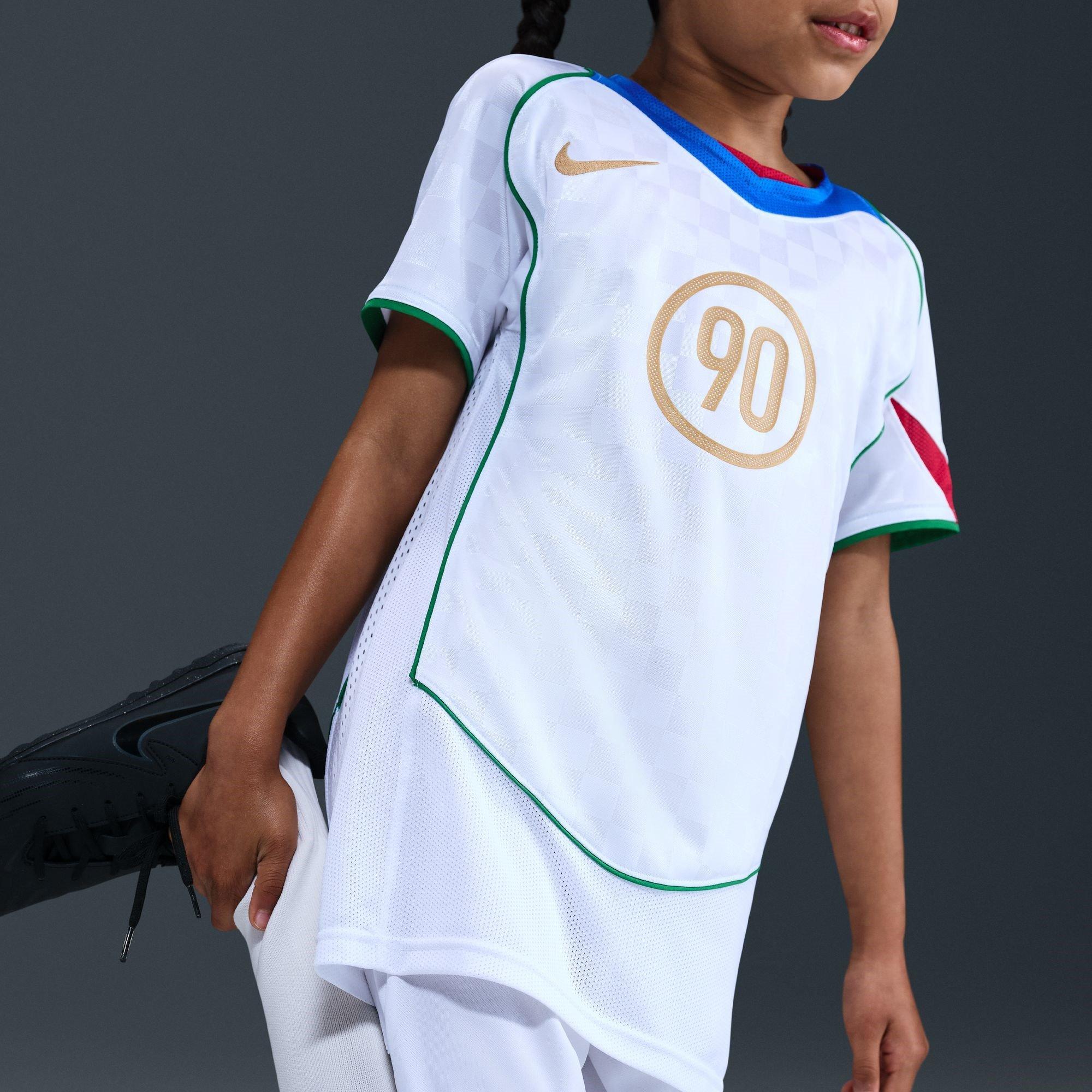 White/Blue - Nike - Total 90 Energy Shirt Juniors - 10