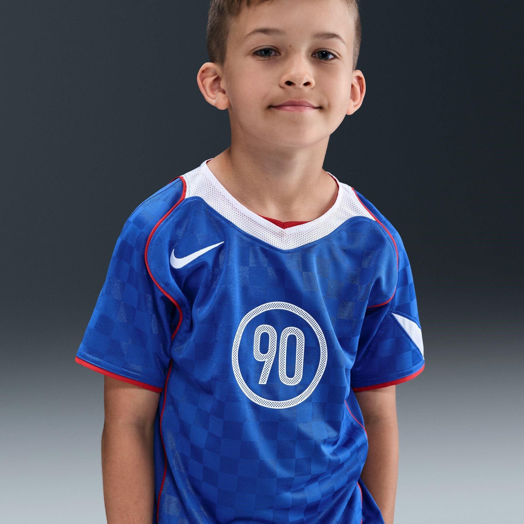 Blue/White - Nike - Total 90 Energy Shirt Juniors - 12
