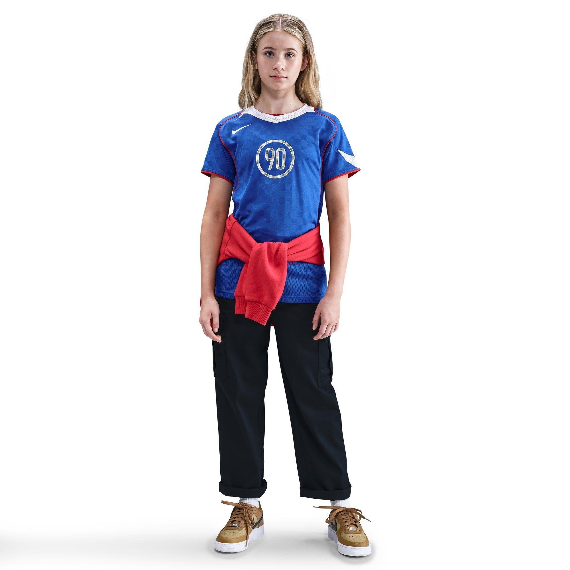 Blue/White - Nike - Total 90 Energy Shirt Juniors - 4